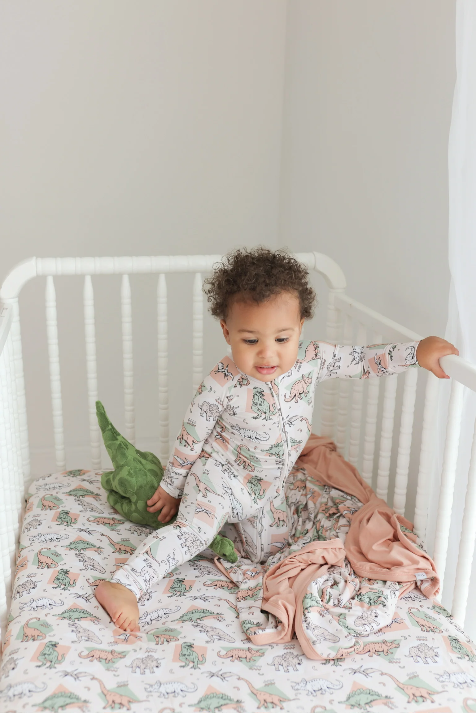 DINO DELIGHT DREAM CRIB SHEET - Image 4