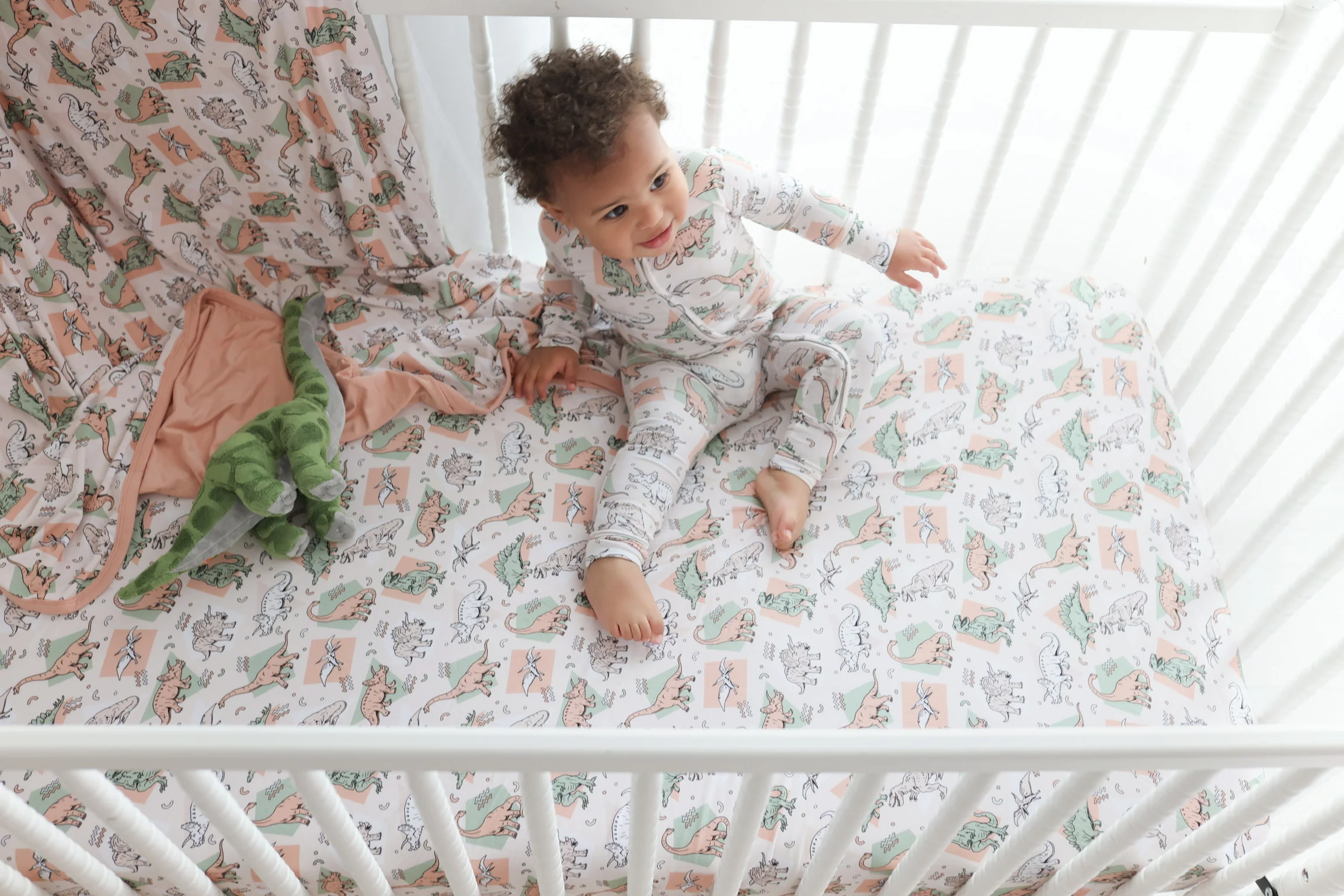 DINO DELIGHT DREAM CRIB SHEET - Image 5