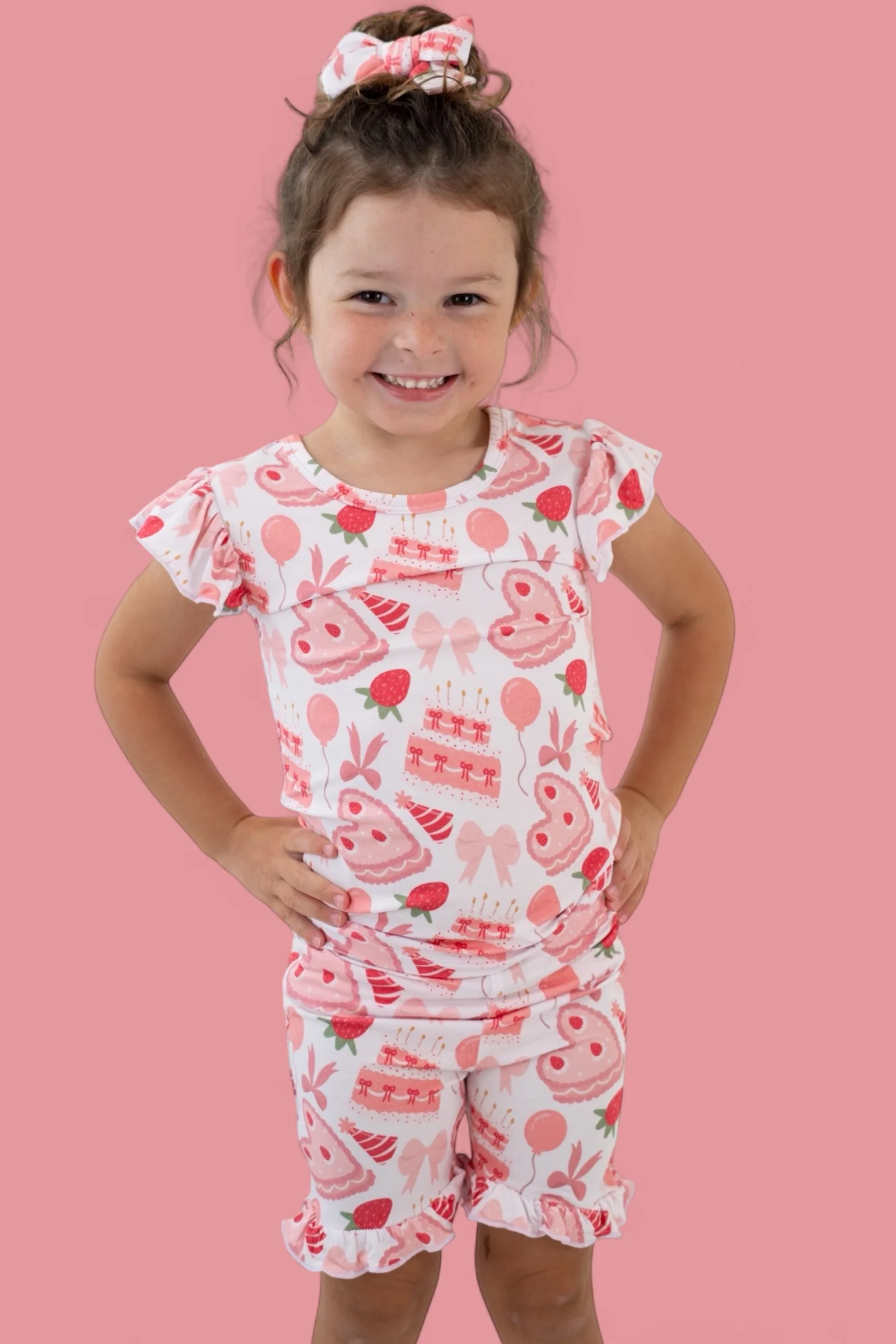 BERRY SWEET BIRTHDAY DREAM RUFFLE SHORT SET - Image 21