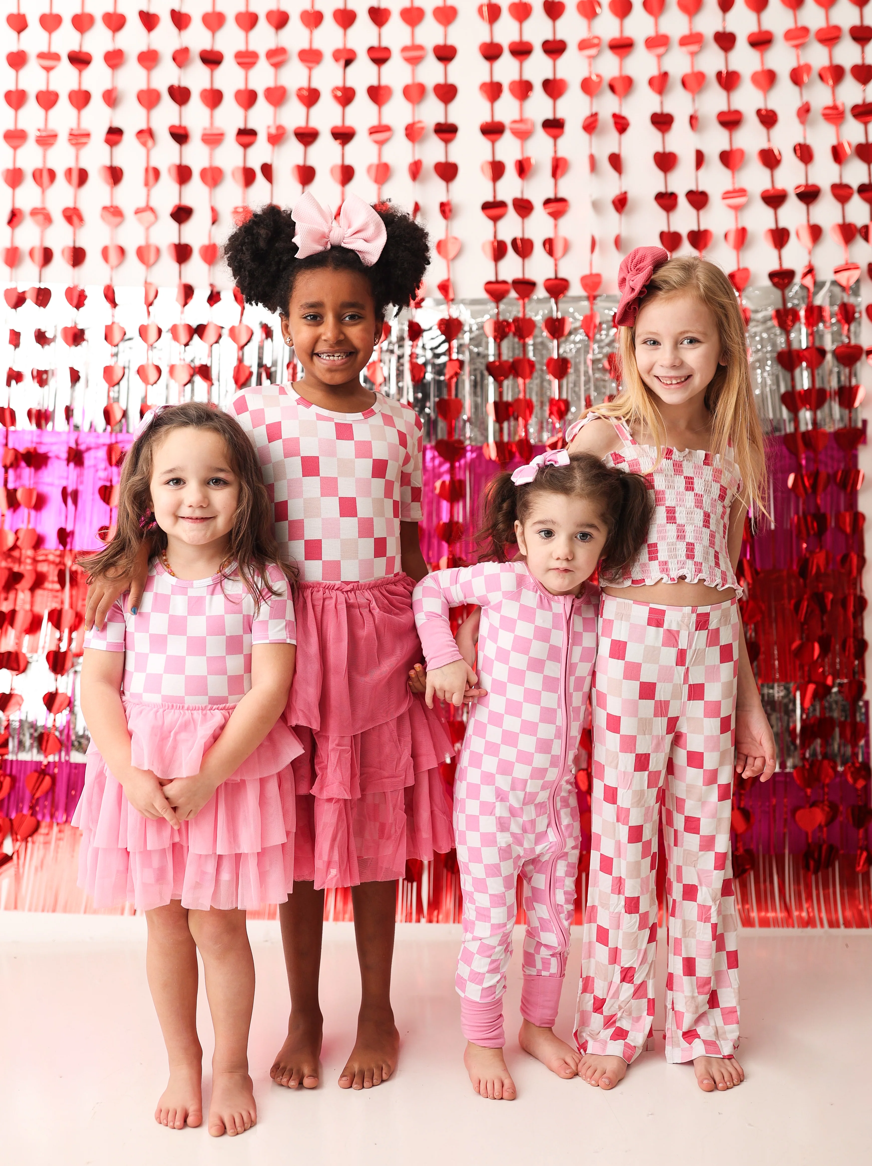 DREAMY PINK CHECKERS DREAM TUTU DRESS - Image 2
