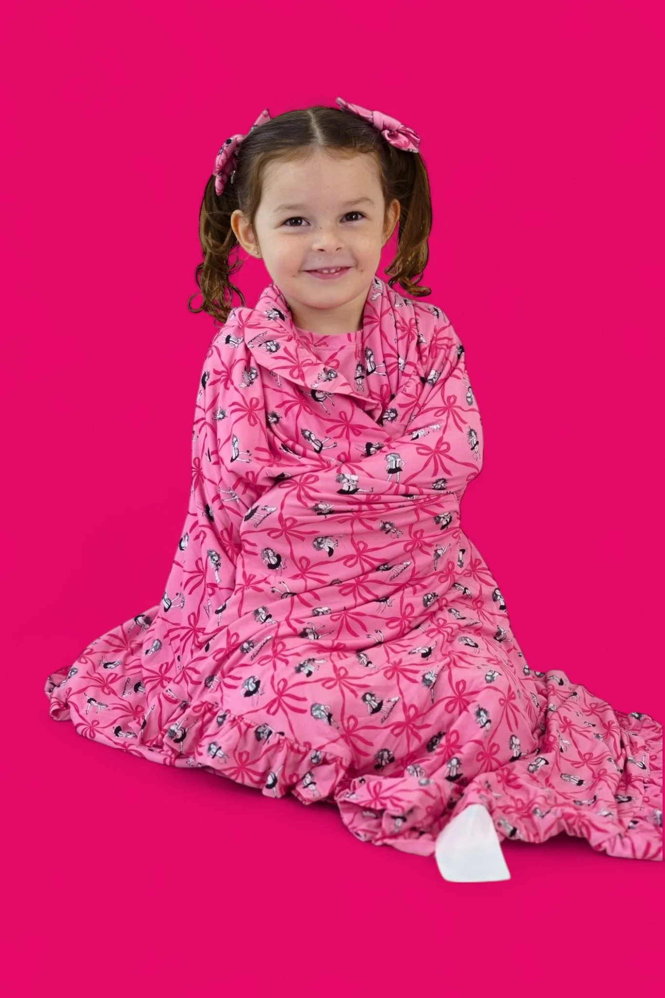 ELOISE PRE-ORDER ROYAL RIBBONS DREAM RUFFLE BLANKET - Image 12