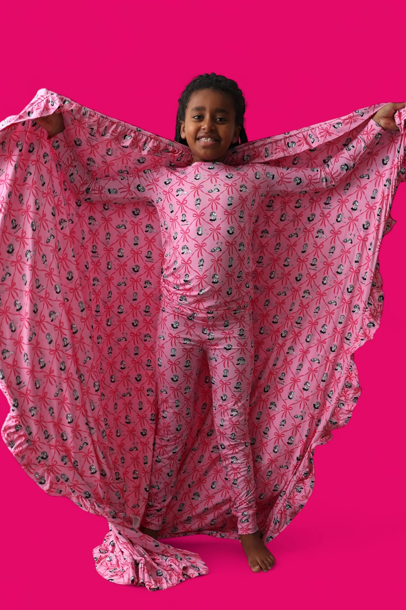 ELOISE PRE-ORDER ROYAL RIBBONS DREAM RUFFLE BLANKET - Image 9