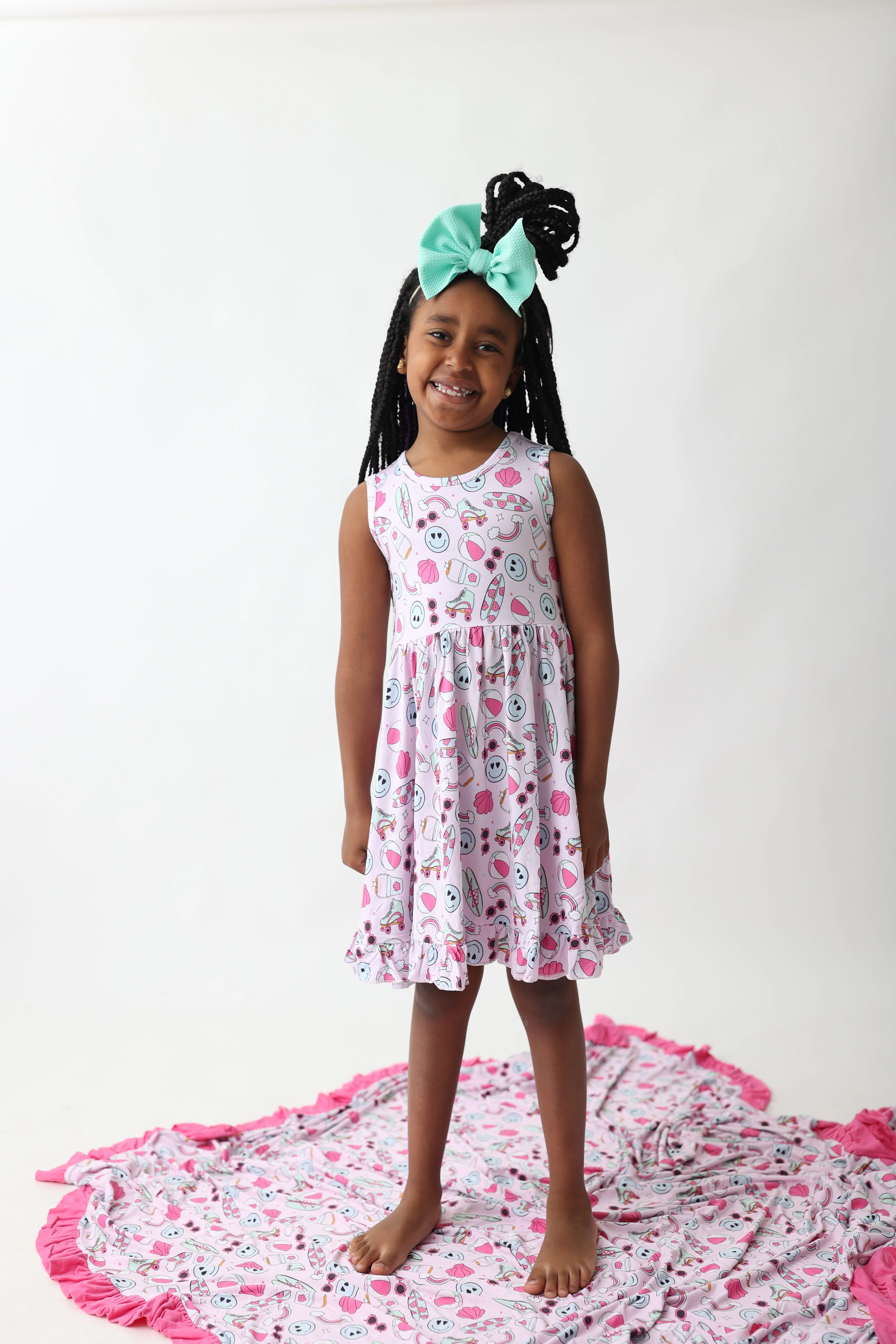 EXCLUSIVE BEACHIN’ IT WITH BRYNNLEIGH DREAM RUFFLE DRESS - Image 2