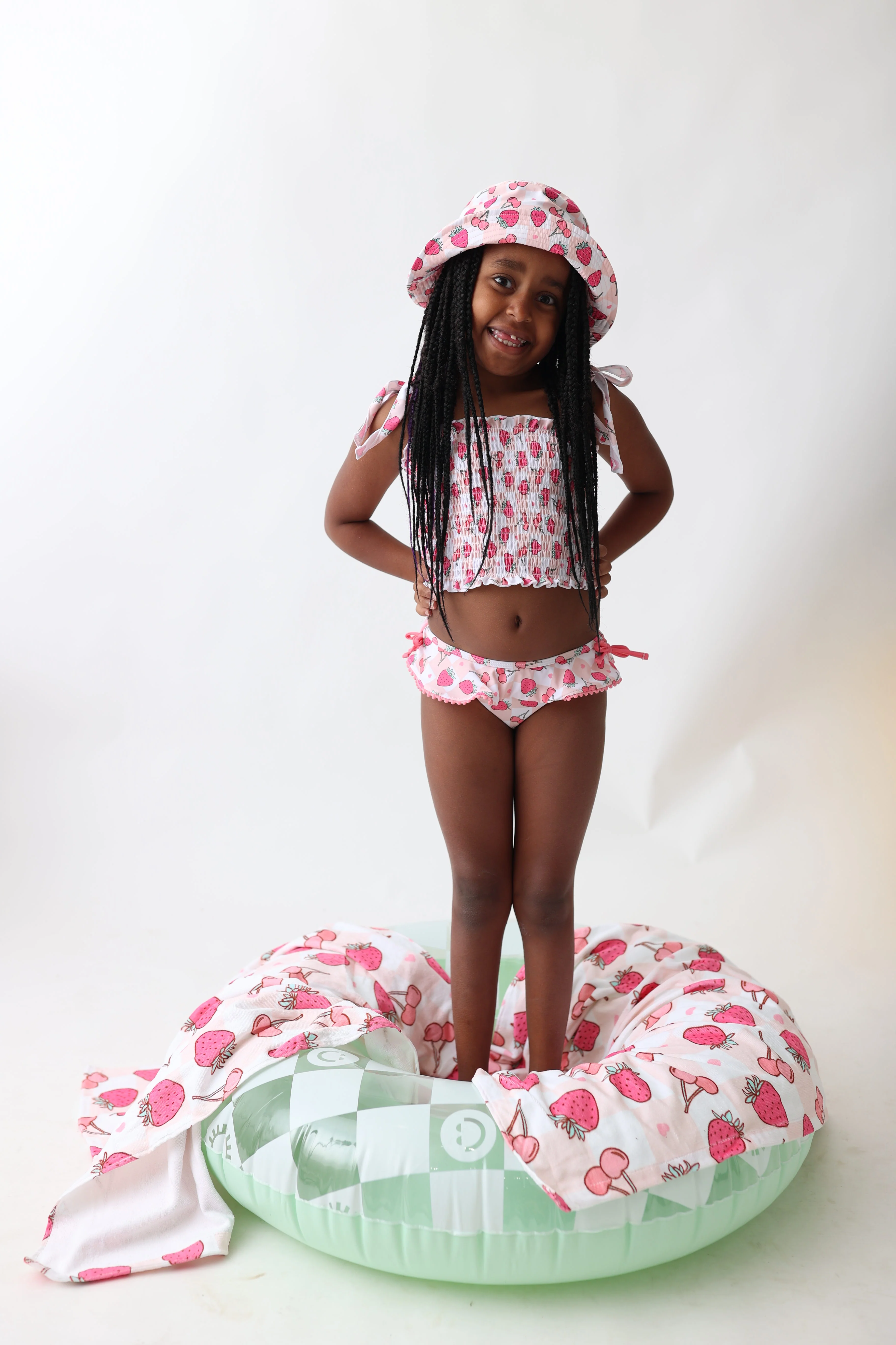 EXCLUSIVE BERRY BROOKLYN DREAM SMOCKED TANKINI TWO PIECE SWIM SUIT - Image 10