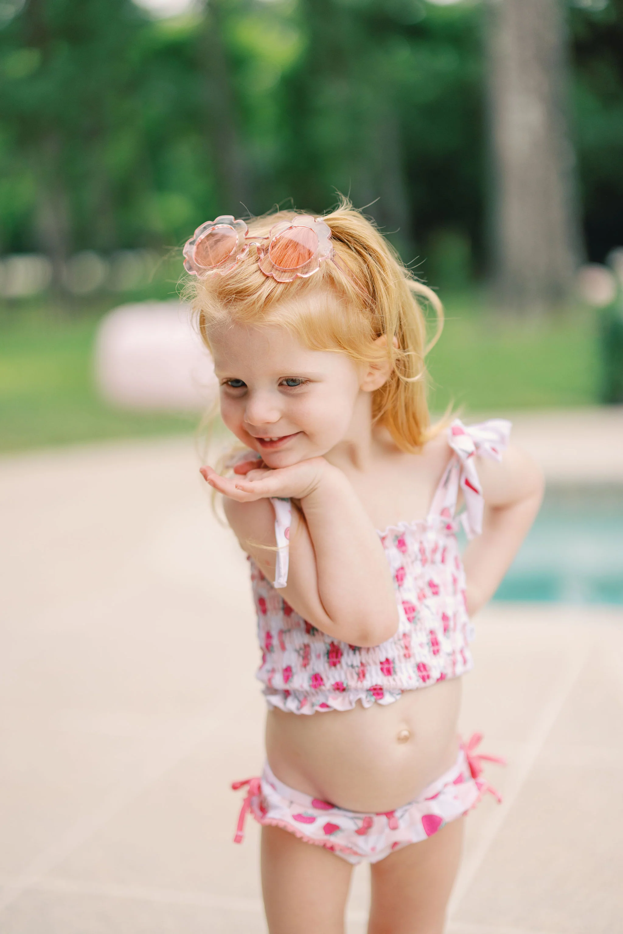 EXCLUSIVE BERRY BROOKLYN DREAM SMOCKED TANKINI TWO PIECE SWIM SUIT - Image 7