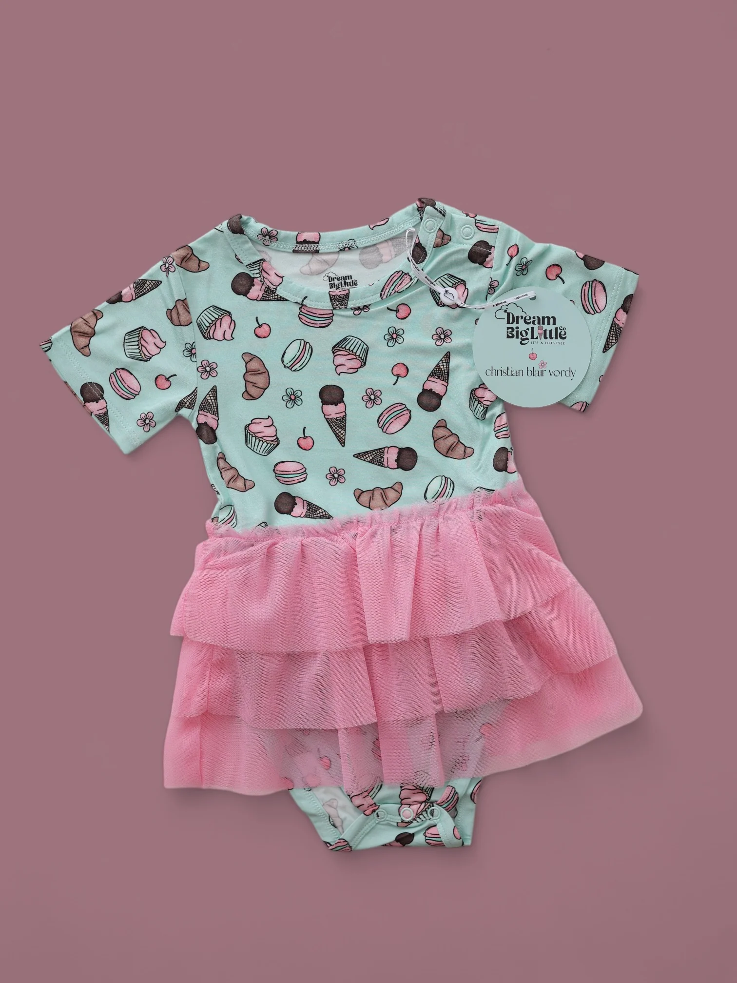 EXCLUSIVE BERRY CUTE BAKERY DREAM TUTU  BODYSUIT DRESS - Image 6