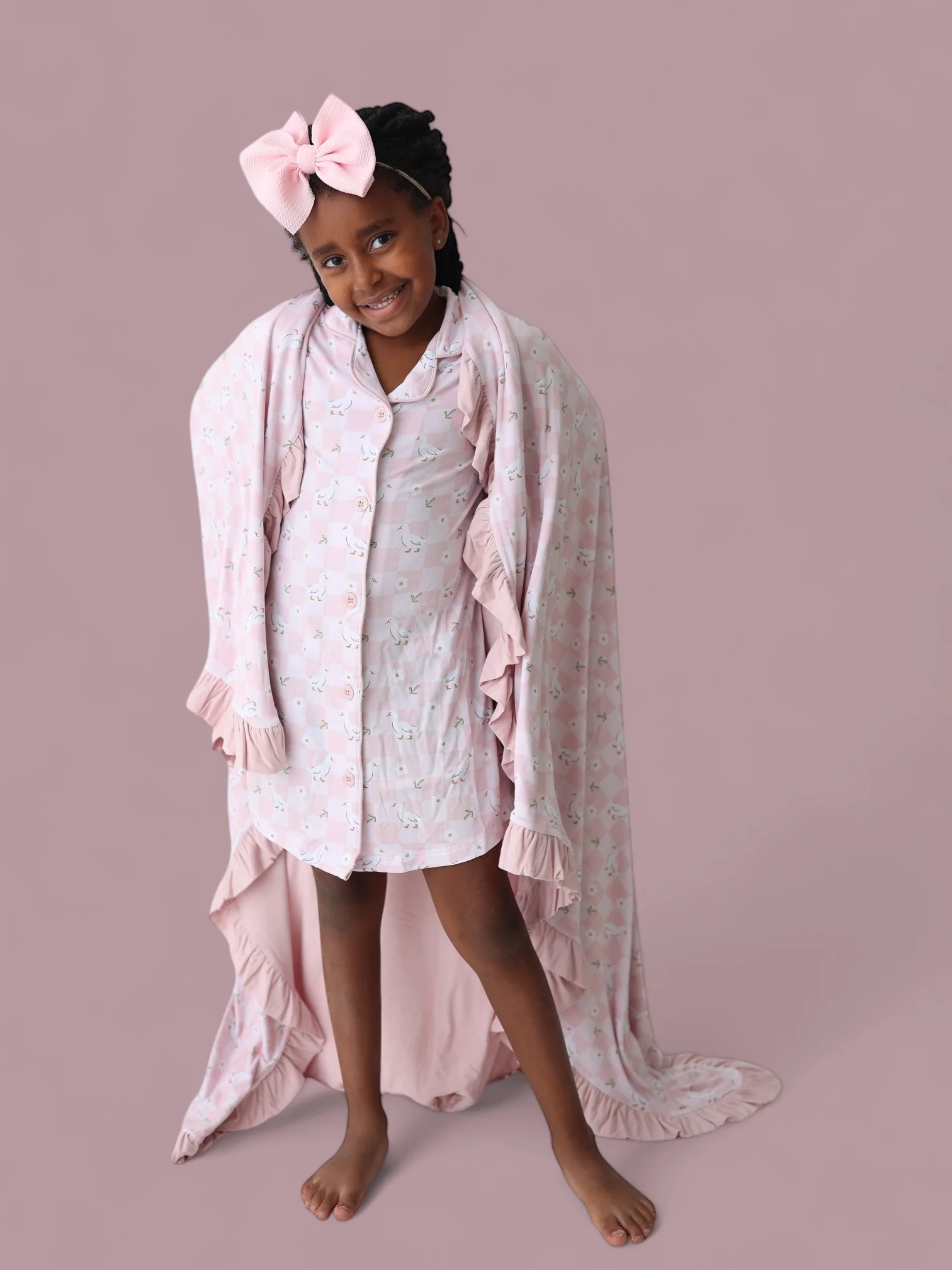 EXCLUSIVE DUCKS AND DAISIES GIRL'S DREAM GOWN - Image 8