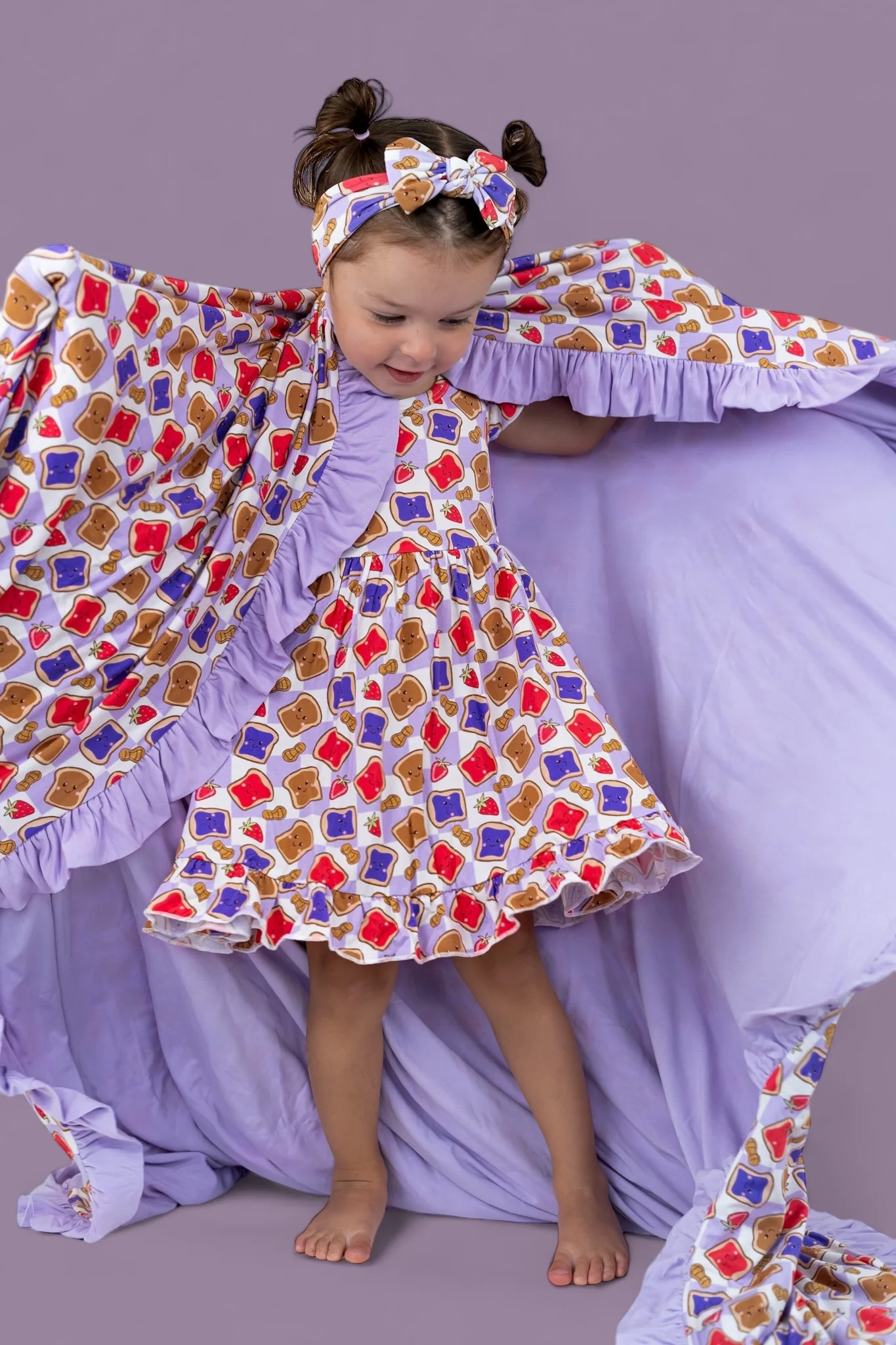 EXCLUSIVE PEANUT BUTTER JELLY TIME DREAM RUFFLE DRESS - Image 10