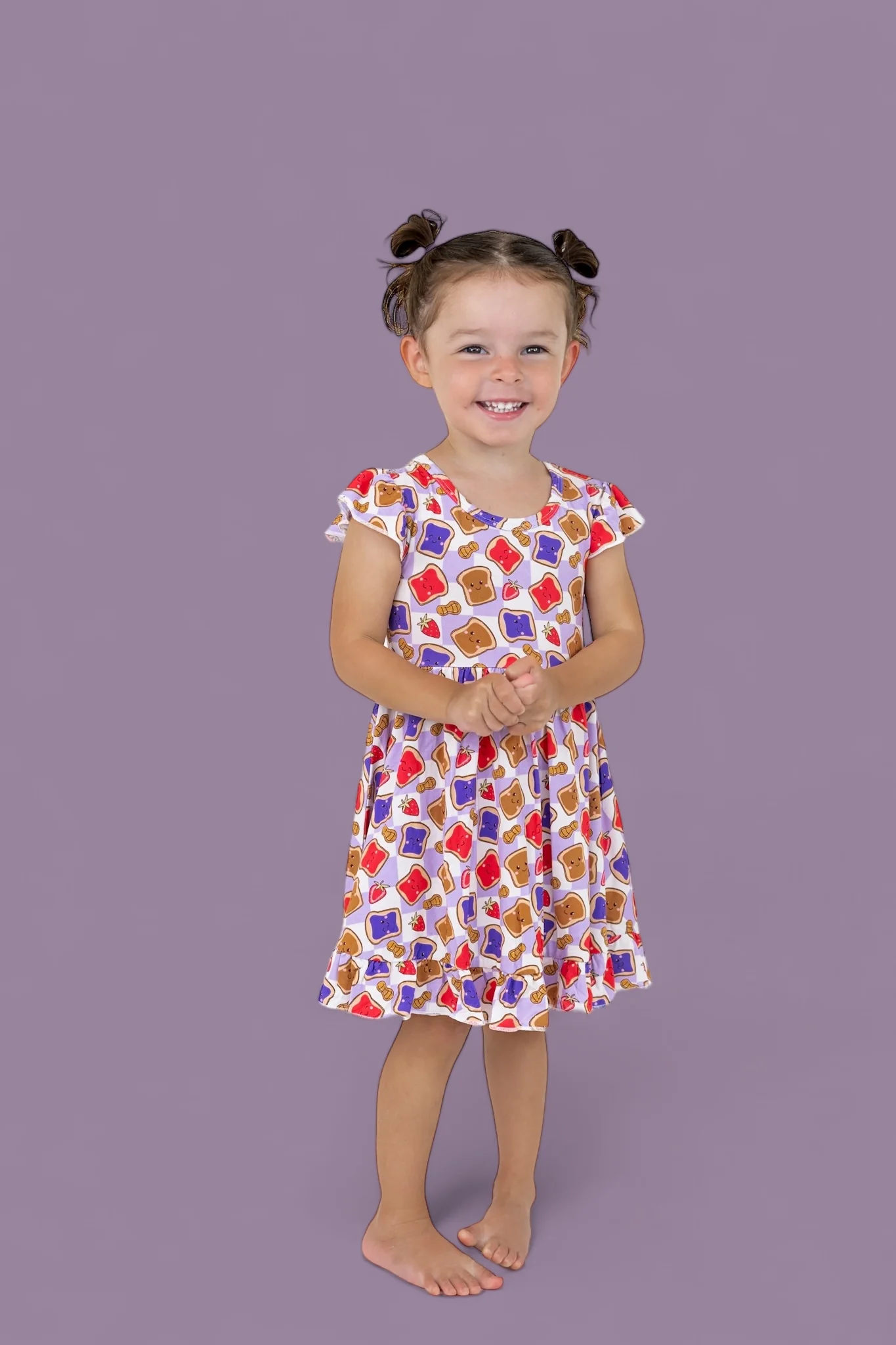 EXCLUSIVE PEANUT BUTTER JELLY TIME DREAM RUFFLE DRESS - Image 6