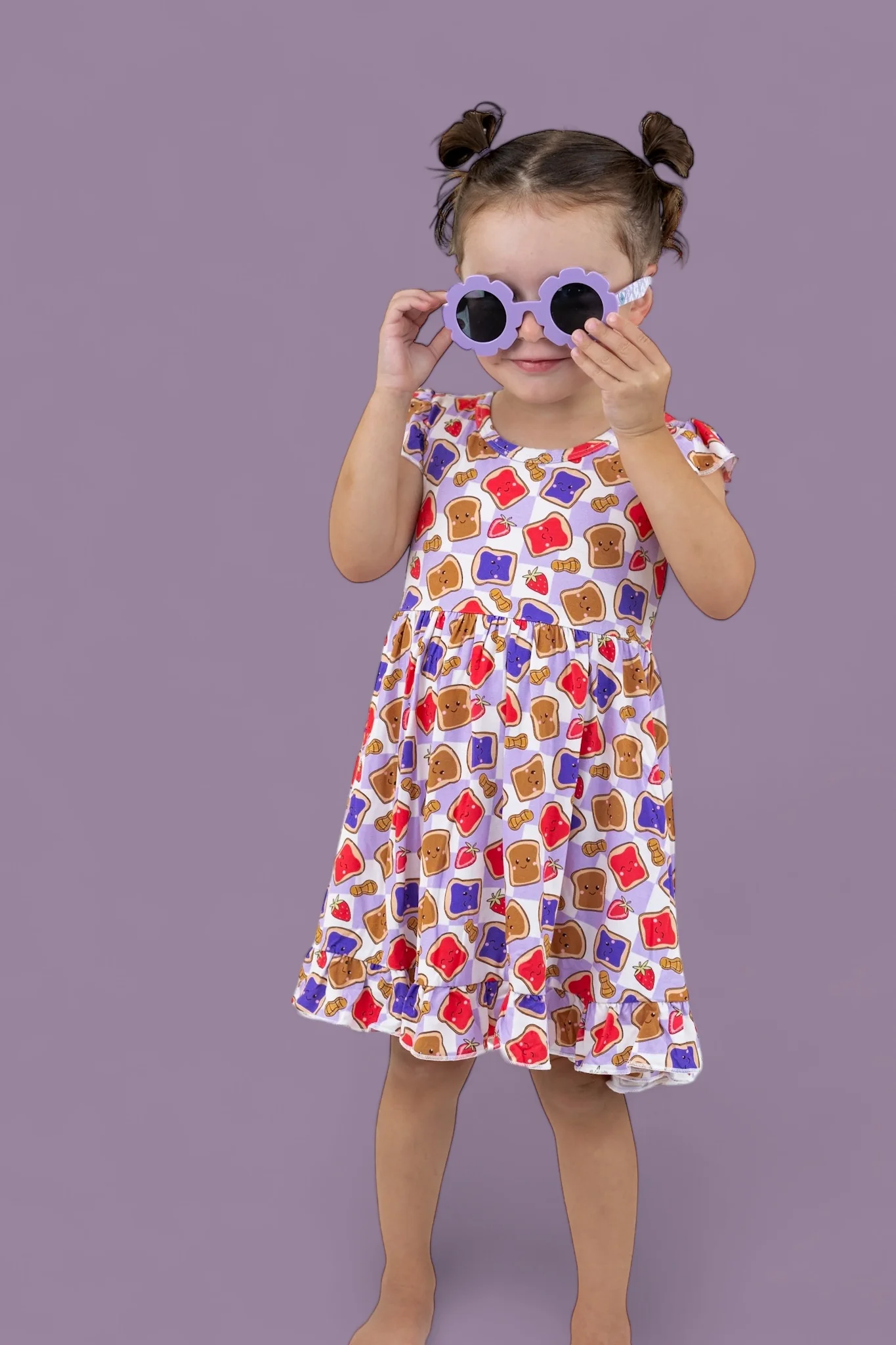EXCLUSIVE PEANUT BUTTER JELLY TIME DREAM RUFFLE DRESS - Image 8