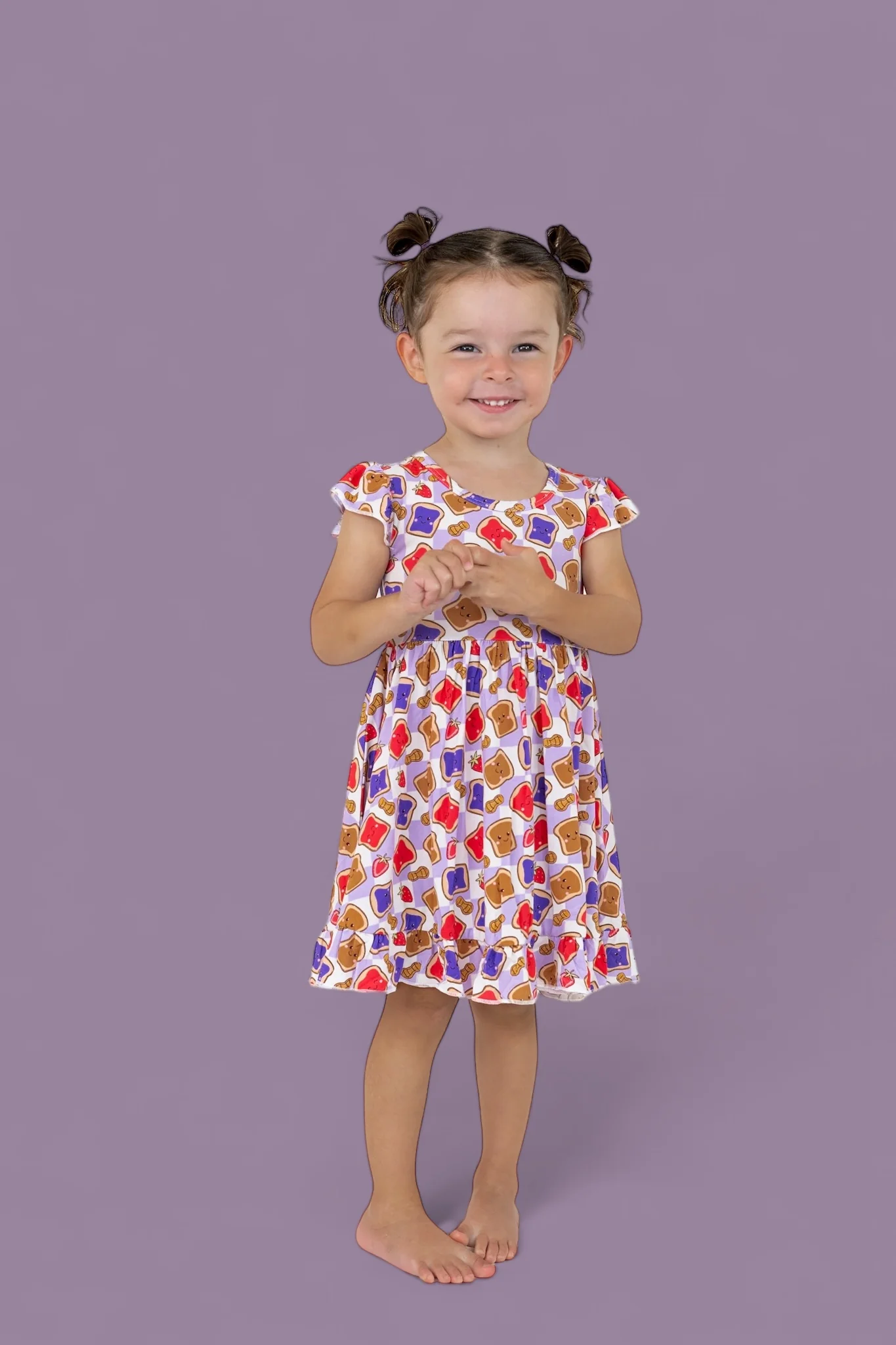 EXCLUSIVE PEANUT BUTTER JELLY TIME DREAM RUFFLE DRESS - Image 9