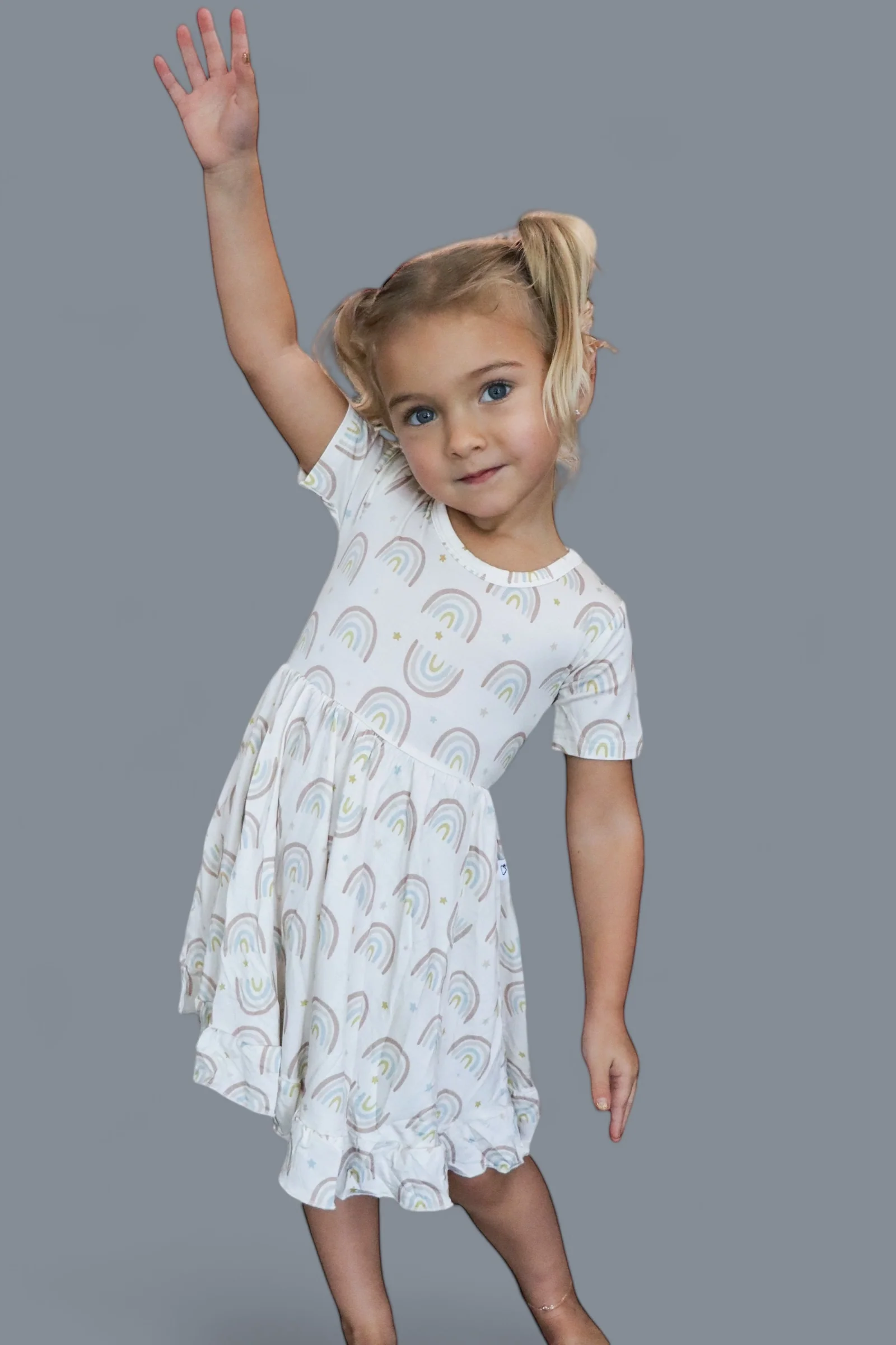 EXCLUSIVE RALEIGH'S RAINBOWS DREAM RUFFLE DRESS - Image 11