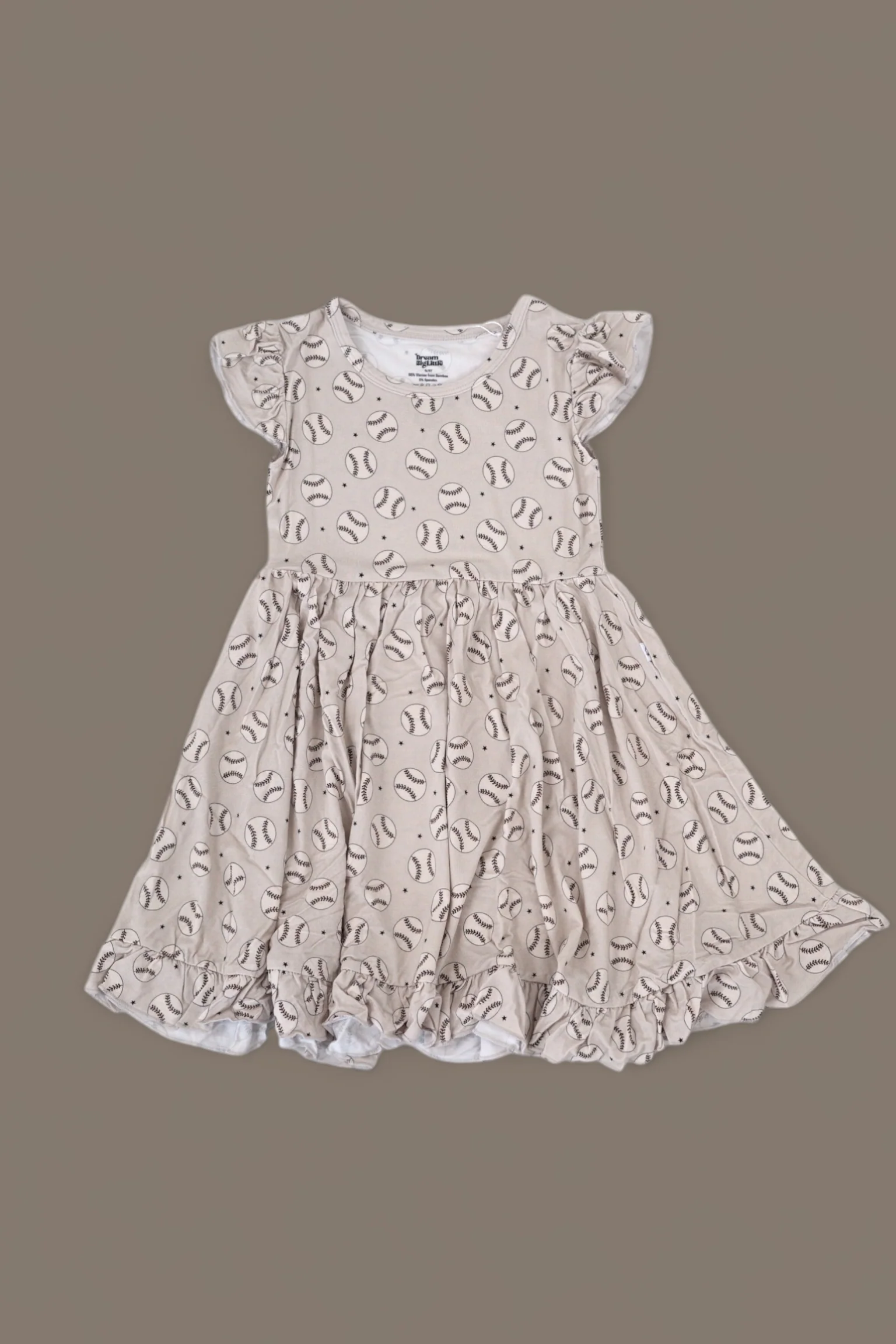 EXCLUSIVE SWING FOR THE STARS DREAM CAP SLEEVE RUFFLE DRESS - Image 4
