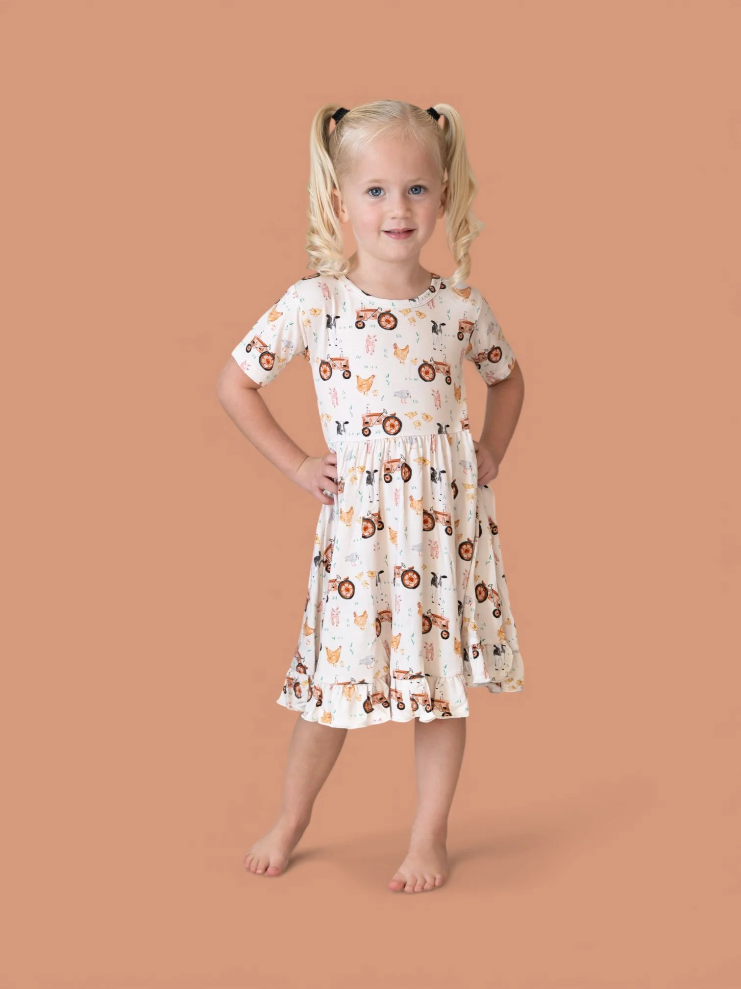 FARMYARD FRIENDS DREAM RUFFLE DRESS - Image 3
