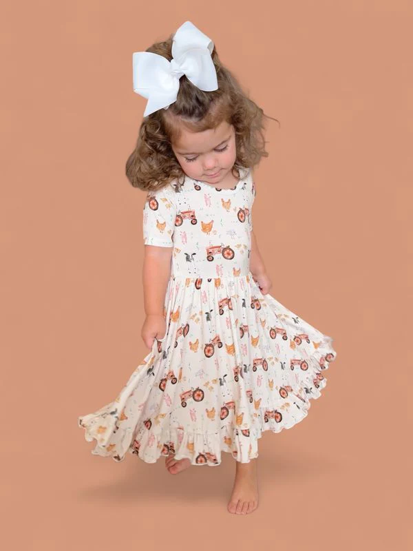 FARMYARD FRIENDS DREAM RUFFLE DRESS - Image 4