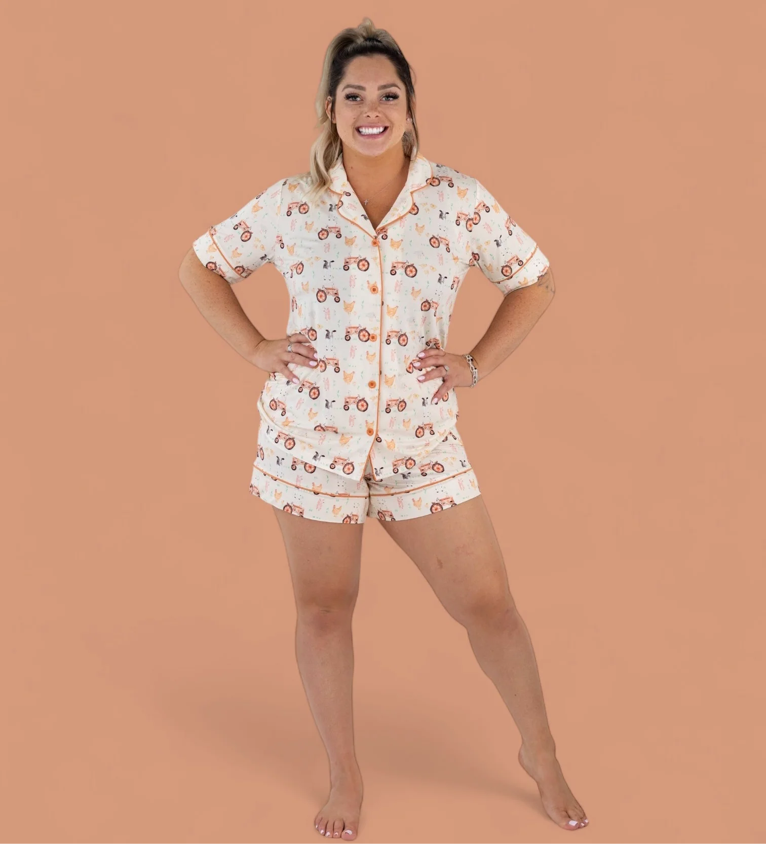 FARMYARD FRIENDS WOMEN’S DREAM SHORT SET - Image 10