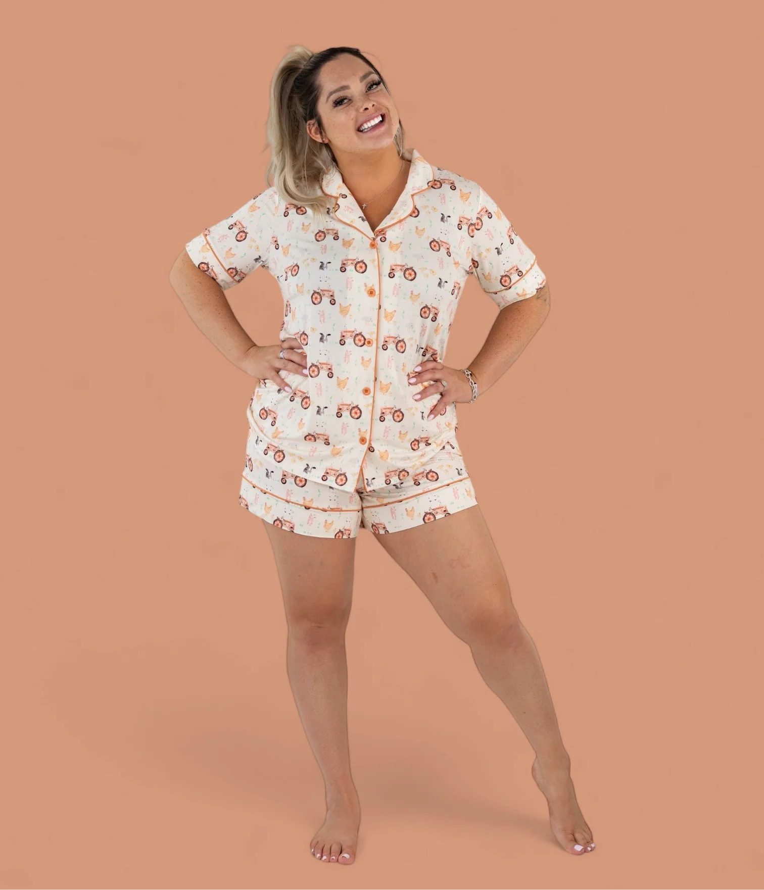 FARMYARD FRIENDS WOMEN’S DREAM SHORT SET - Image 11