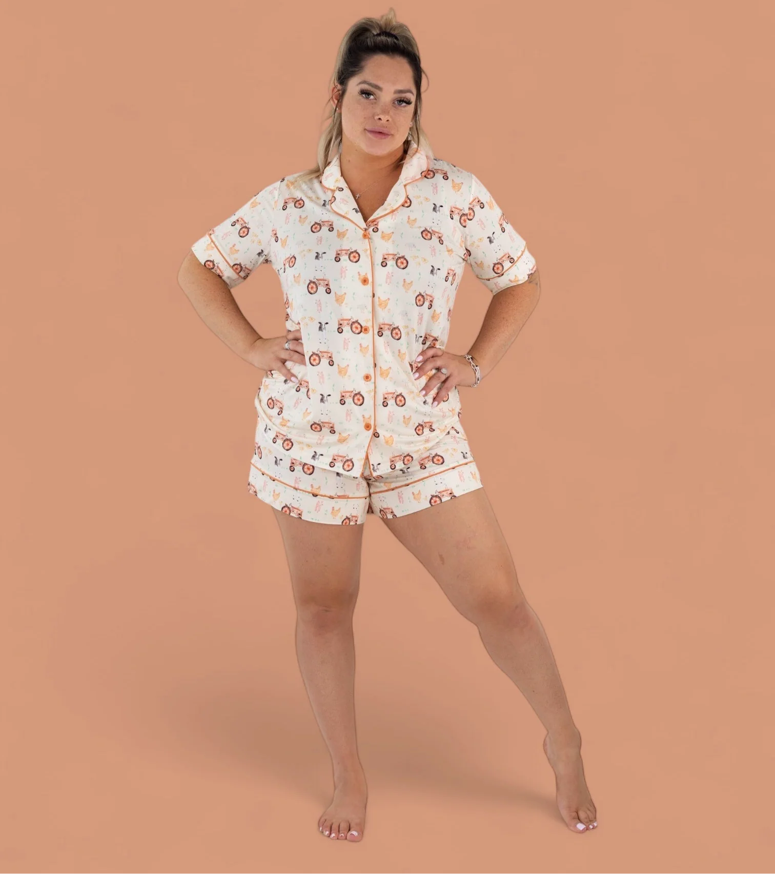 FARMYARD FRIENDS WOMEN’S DREAM SHORT SET - Image 12