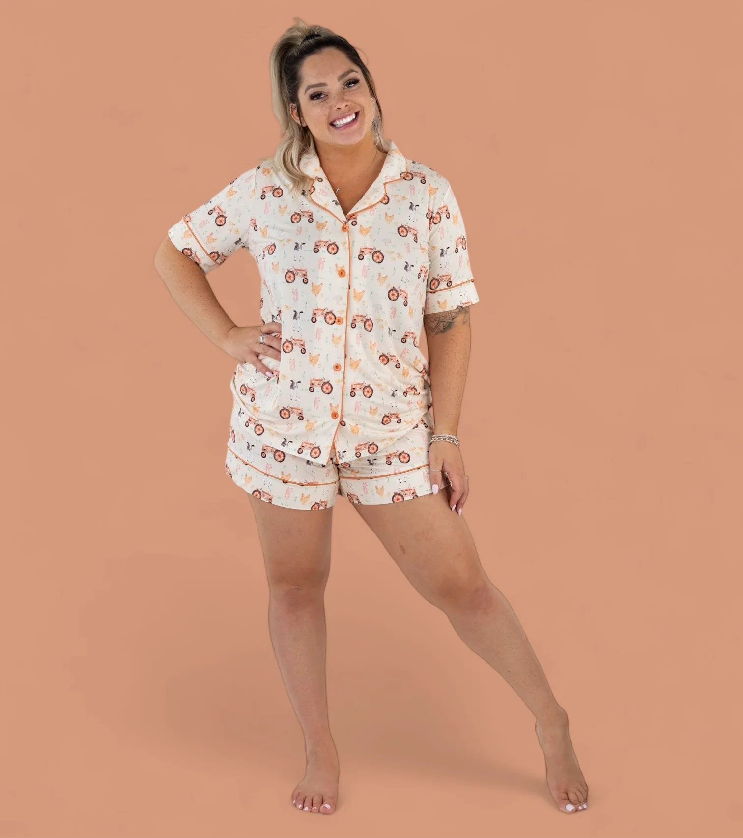 FARMYARD FRIENDS WOMEN’S DREAM SHORT SET - Image 13