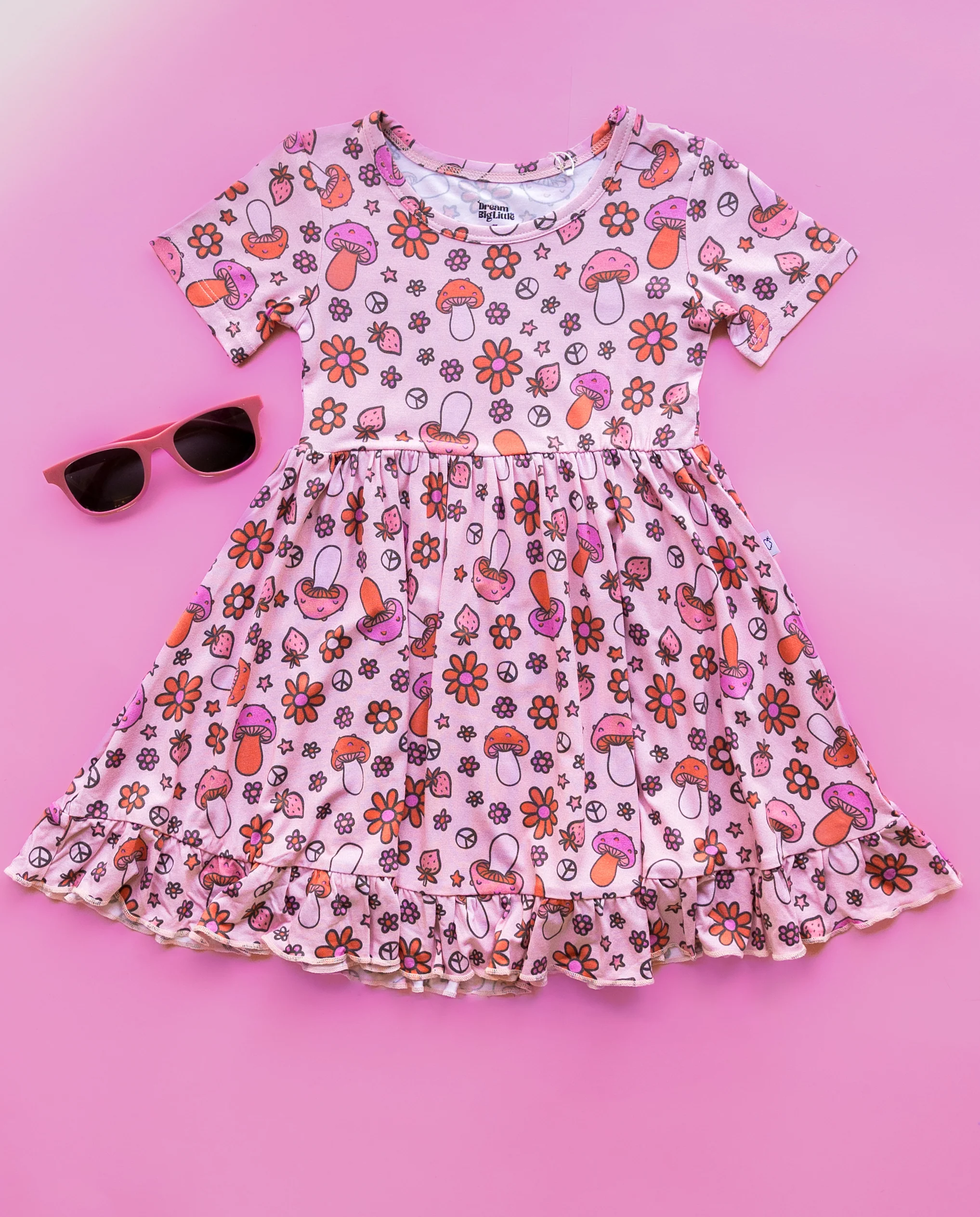 FEELIN' MUSHY DREAM RUFFLE DRESS - Image 10