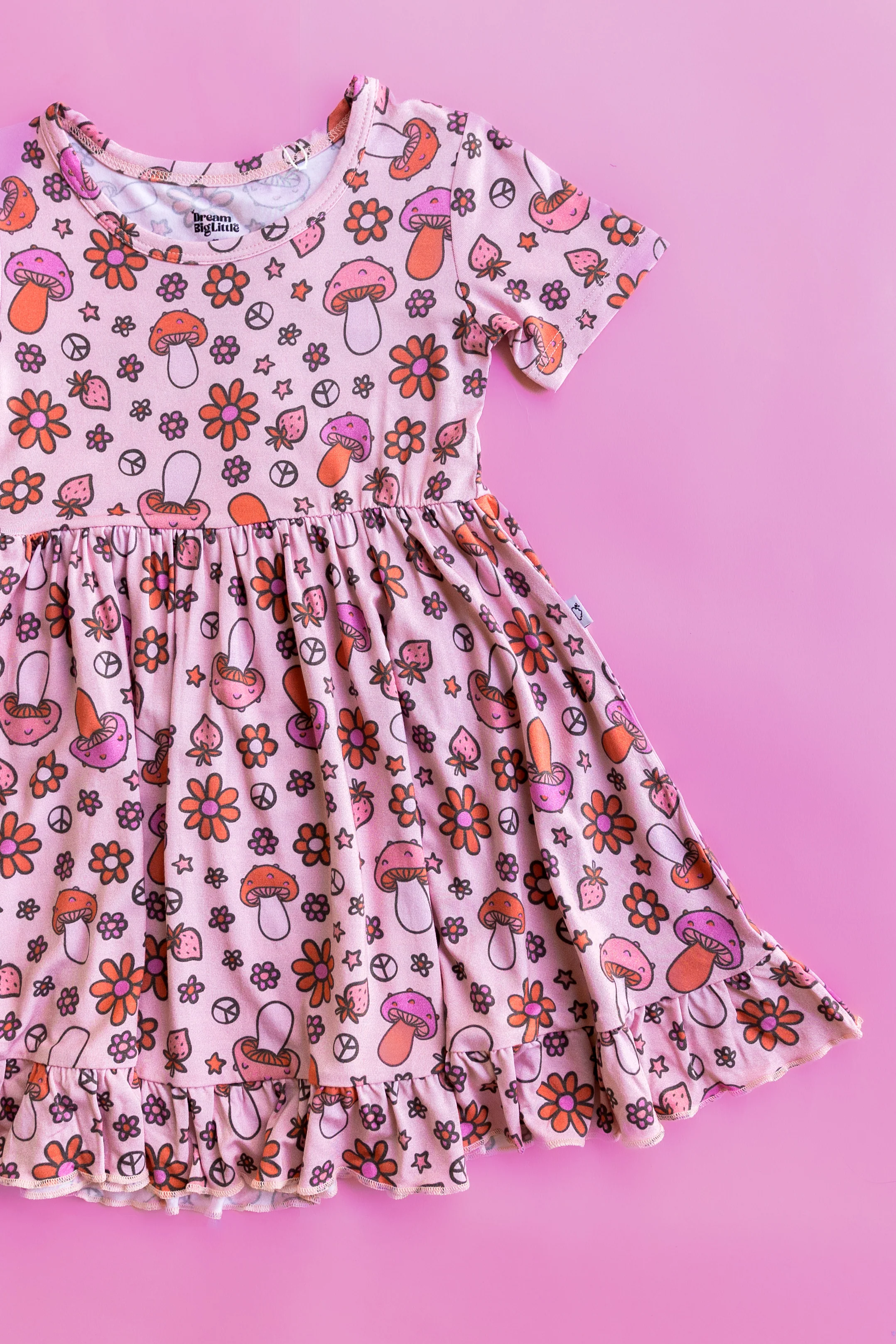 FEELIN' MUSHY DREAM RUFFLE DRESS - Image 12