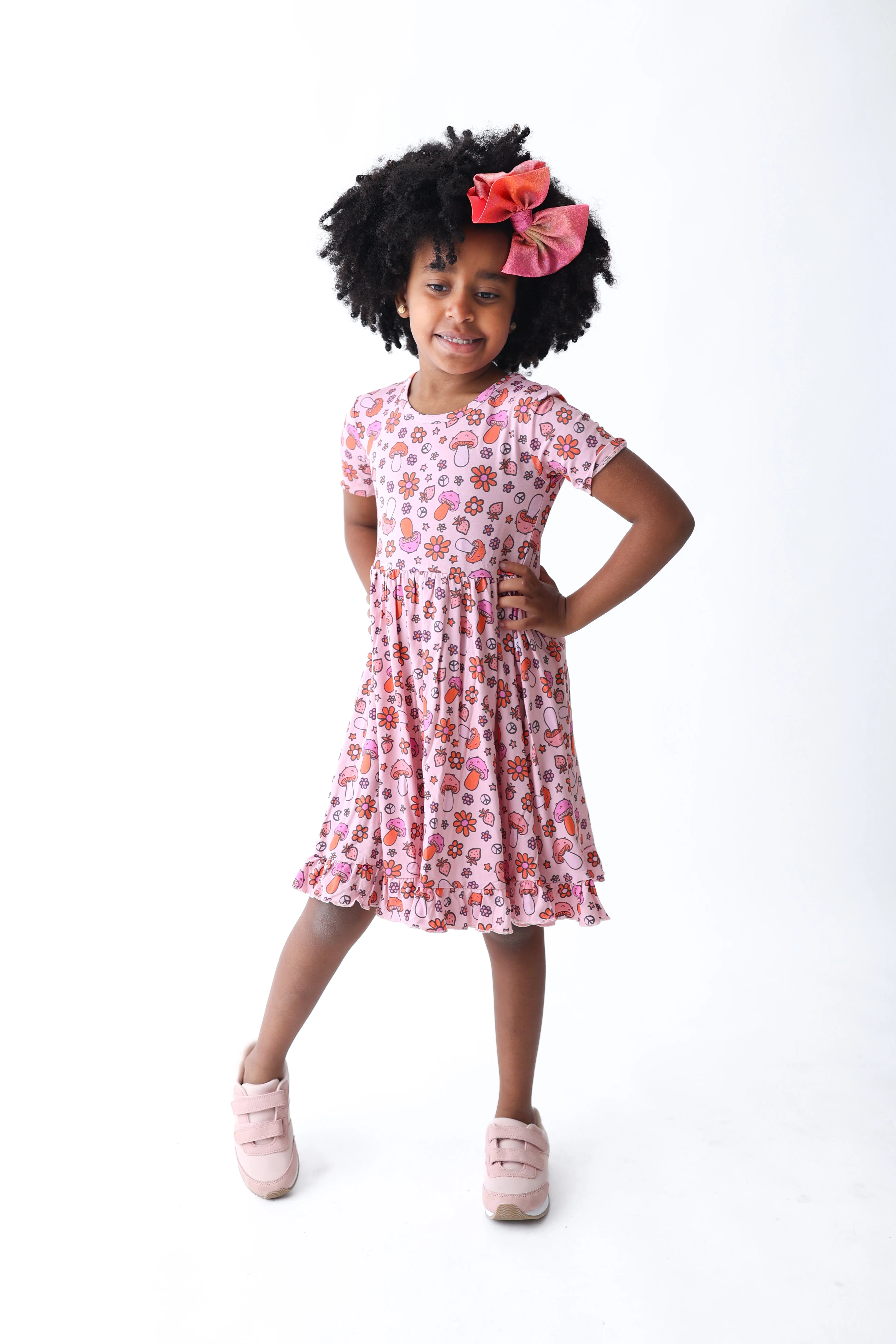 FEELIN' MUSHY DREAM RUFFLE DRESS - Image 13
