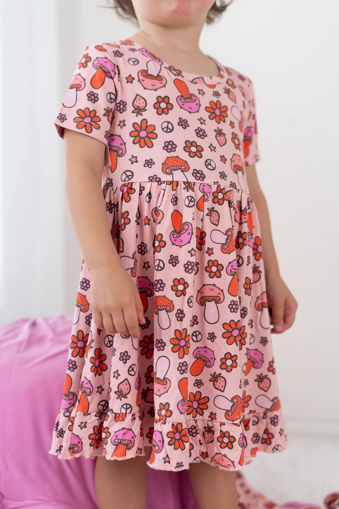 FEELIN' MUSHY DREAM RUFFLE DRESS - Image 4