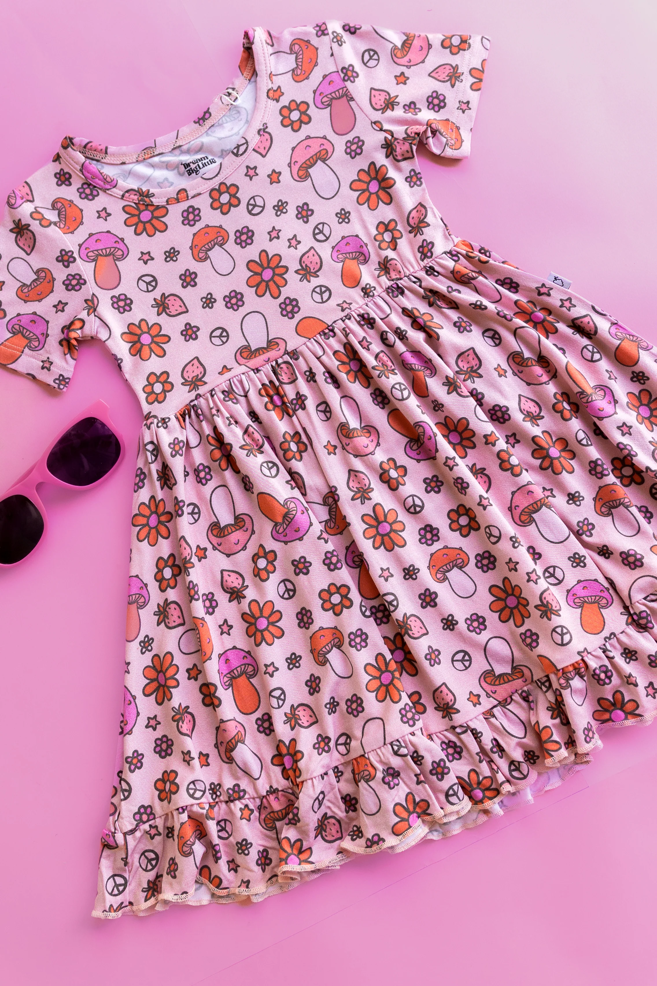 FEELIN' MUSHY DREAM RUFFLE DRESS - Image 5