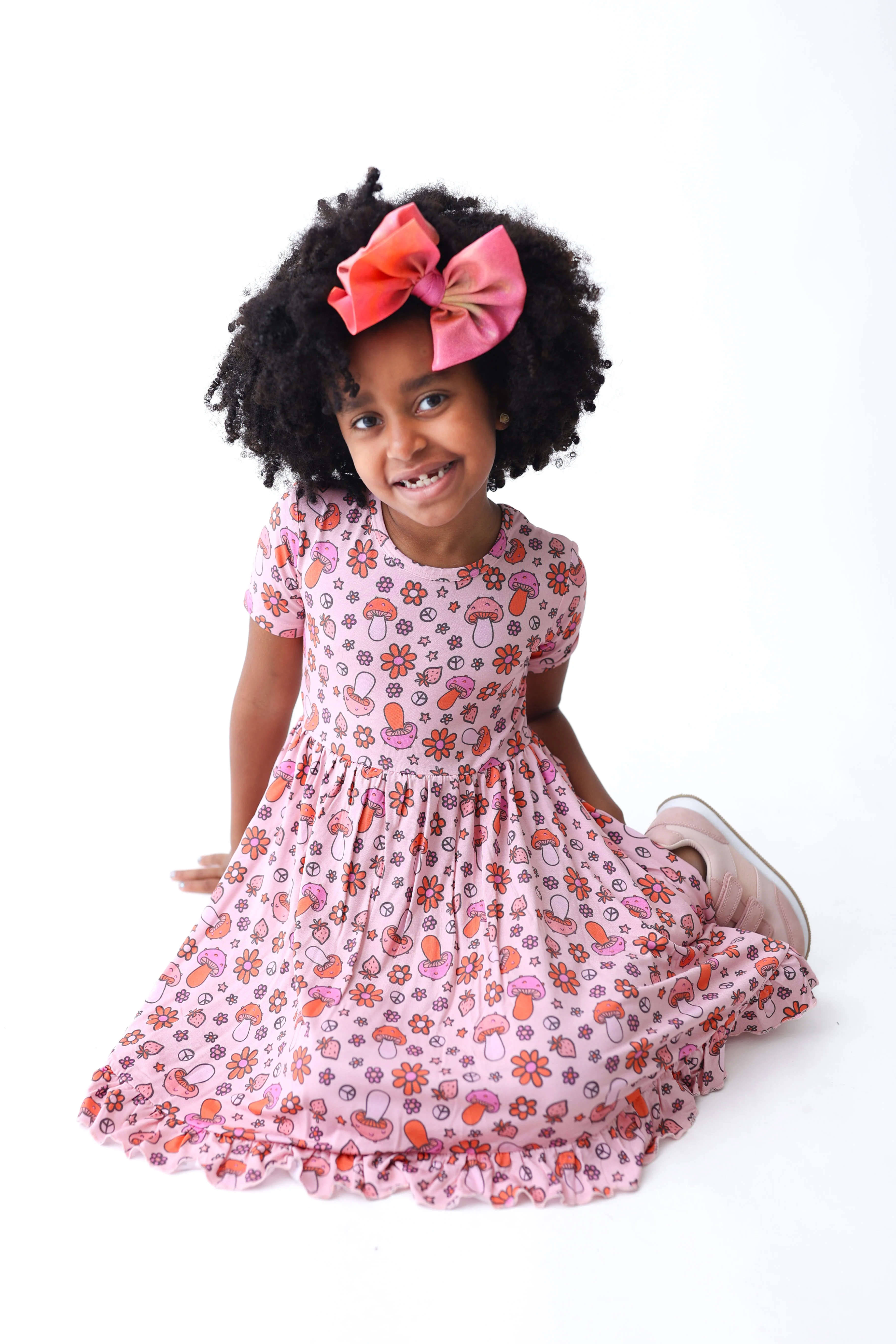FEELIN' MUSHY DREAM RUFFLE DRESS - Image 6
