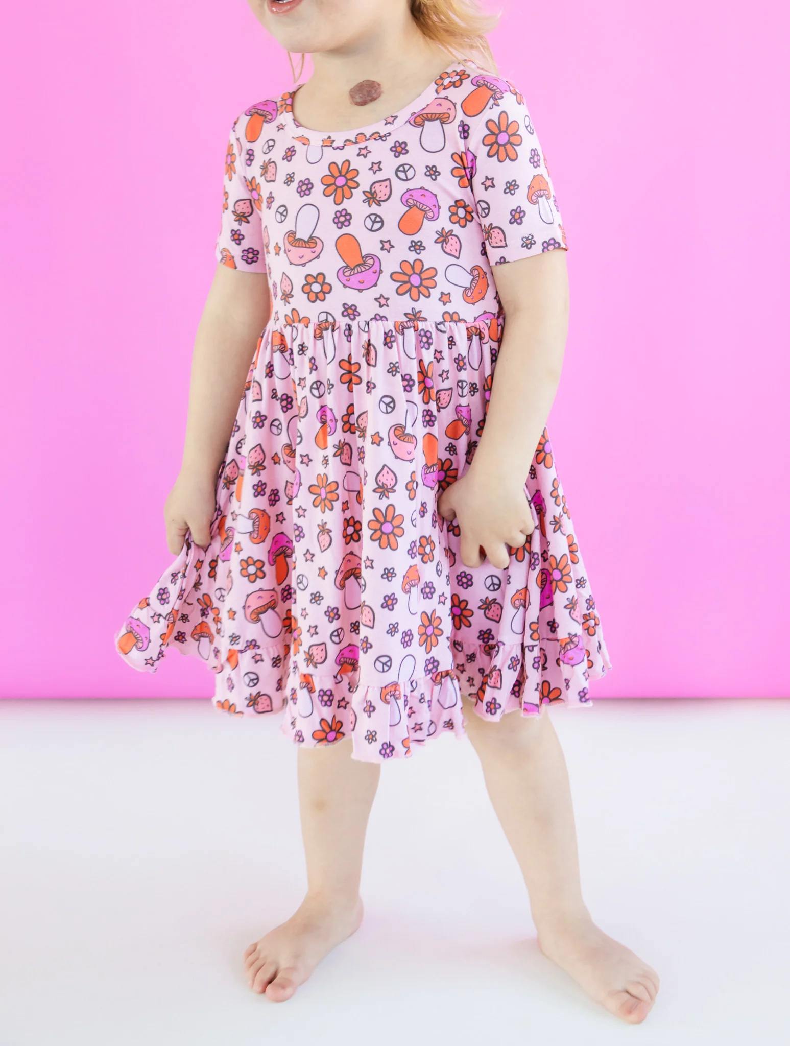 FEELIN' MUSHY DREAM RUFFLE DRESS - Image 7
