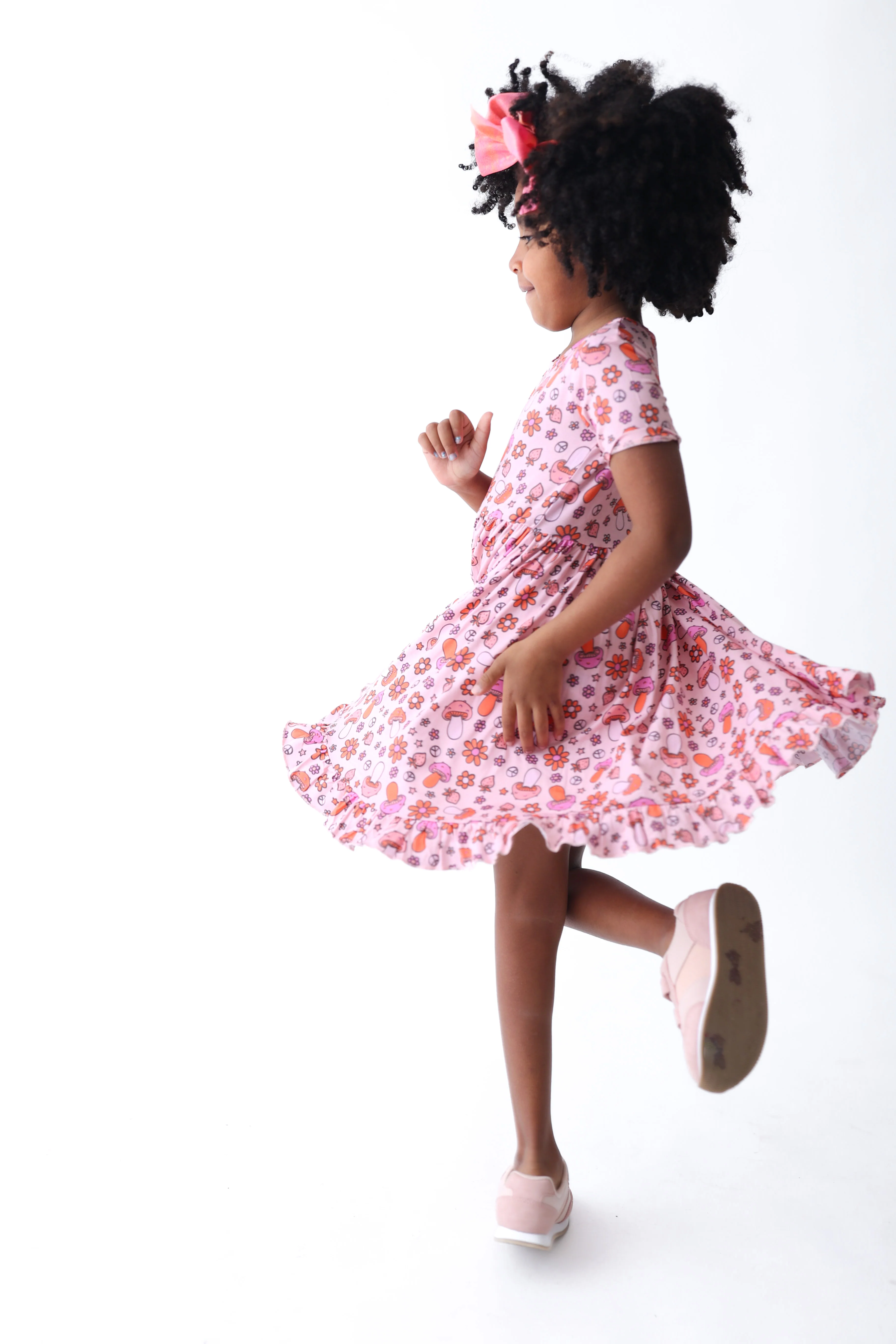 FEELIN' MUSHY DREAM RUFFLE DRESS - Image 9