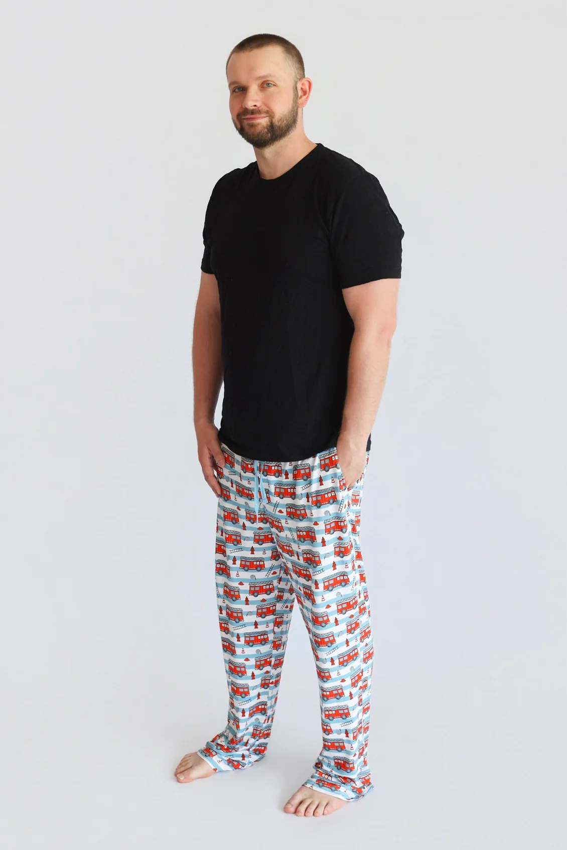 FIRETRUCK FRENZY DREAM MEN'S PANTS - Image 3