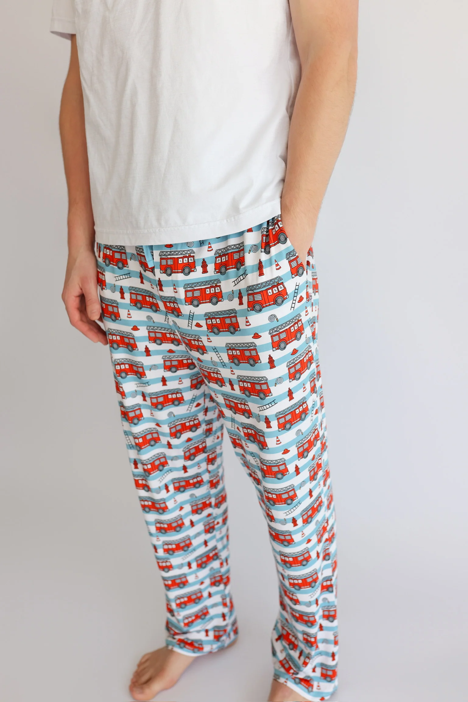 FIRETRUCK FRENZY DREAM MEN'S PANTS - Image 5