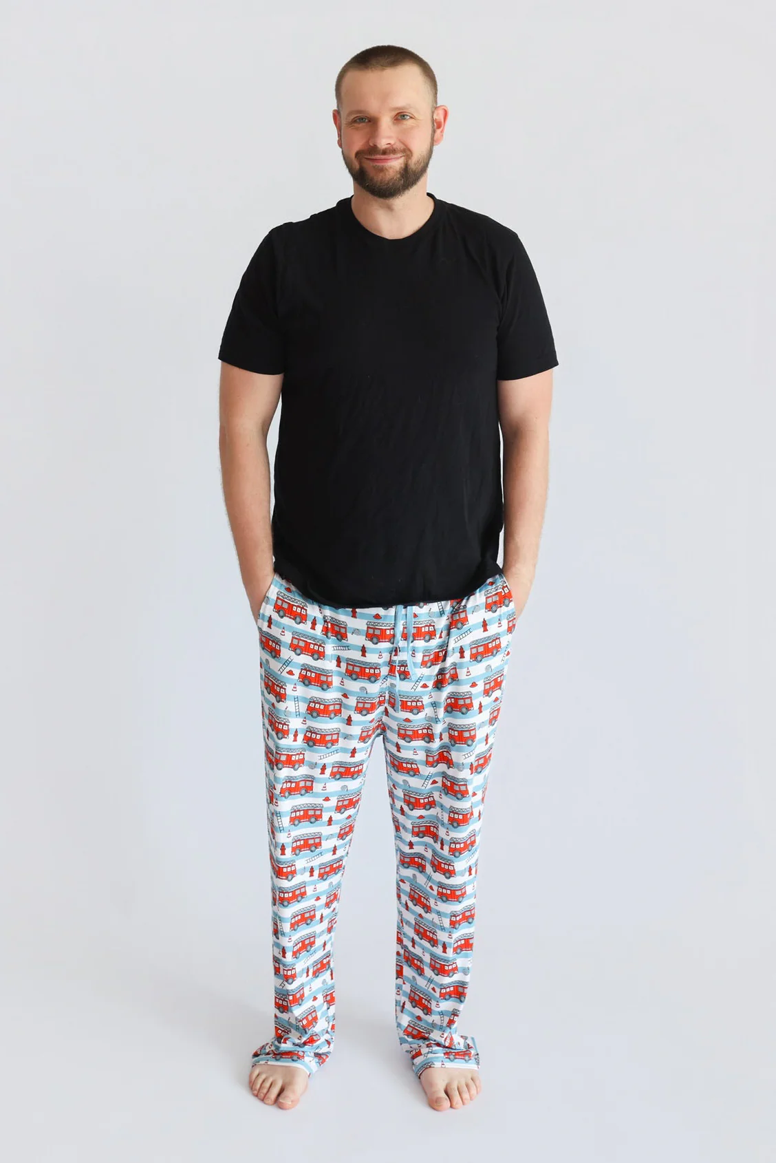 FIRETRUCK FRENZY DREAM MEN'S PANTS - Image 7
