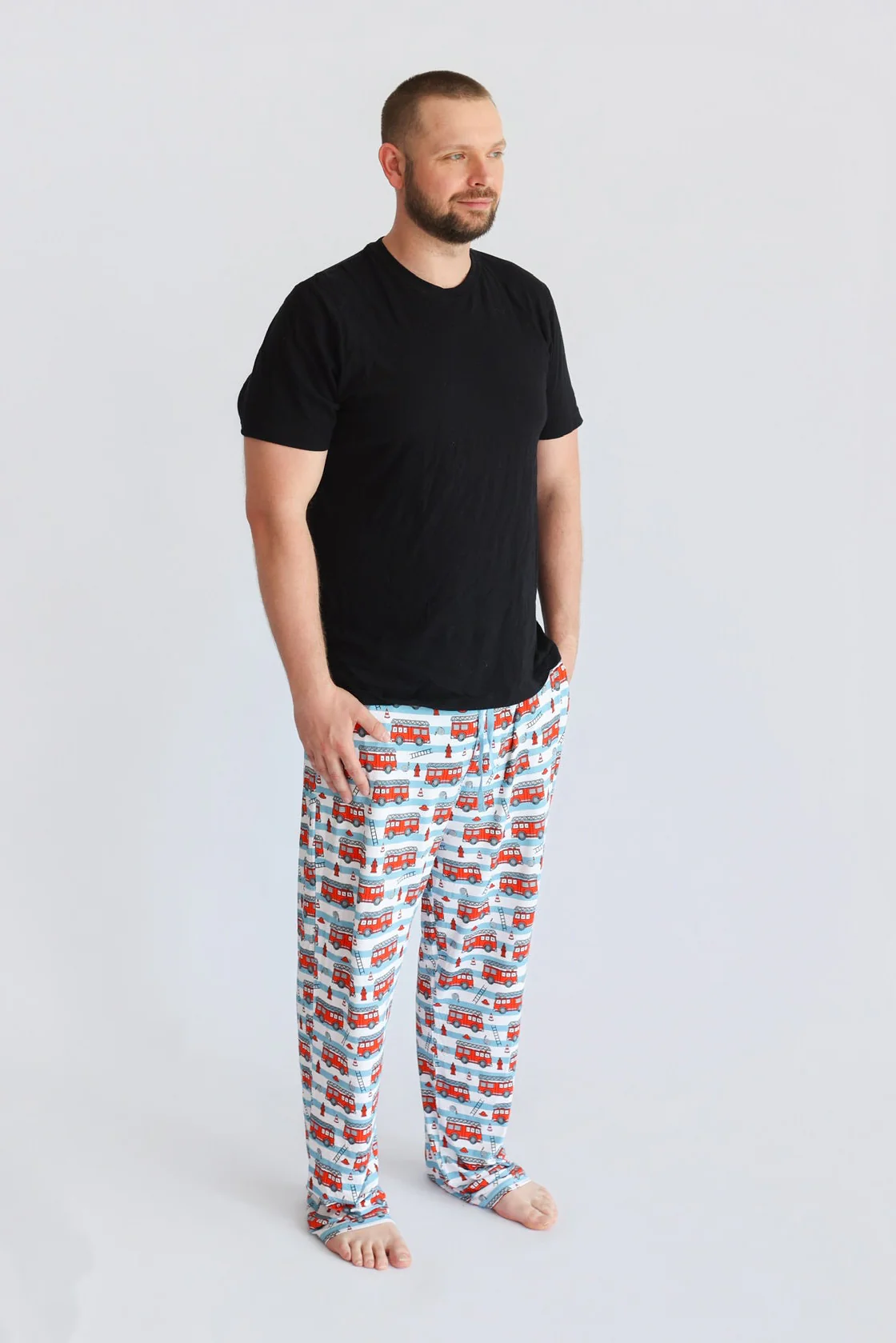 FIRETRUCK FRENZY DREAM MEN'S PANTS - Image 9