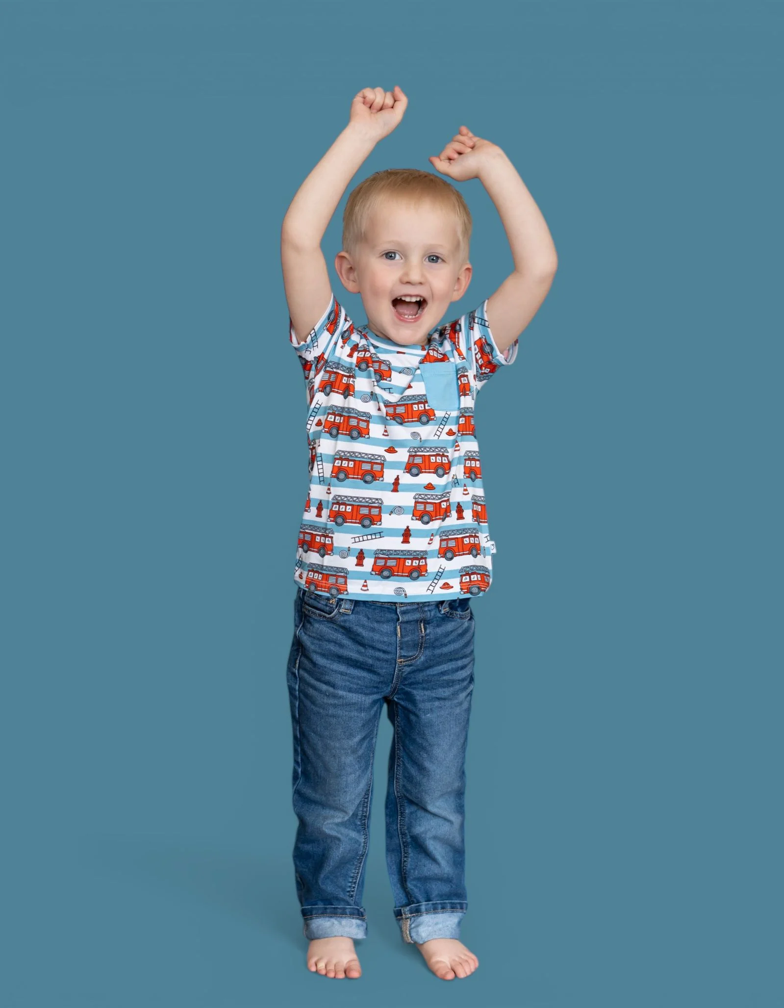 FIRETRUCK FRENZY DREAM POCKET TEE - Image 11