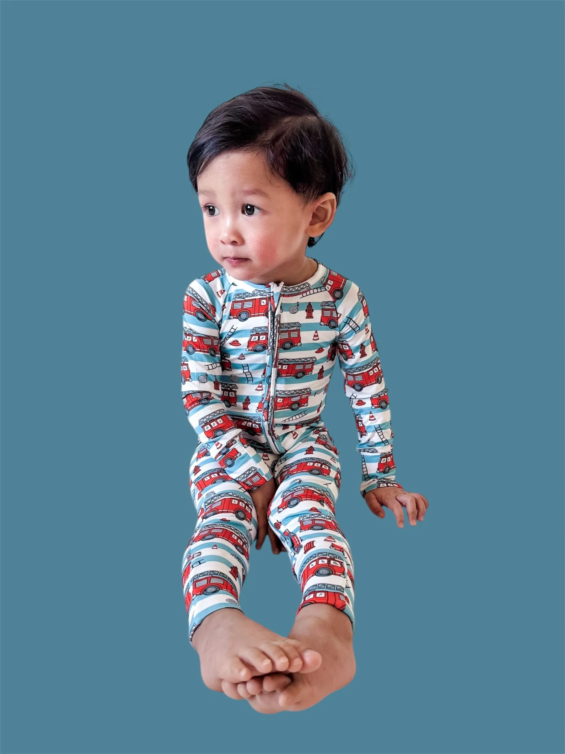 FIRETRUCK FRENZY DREAM ROMPER - Image 16