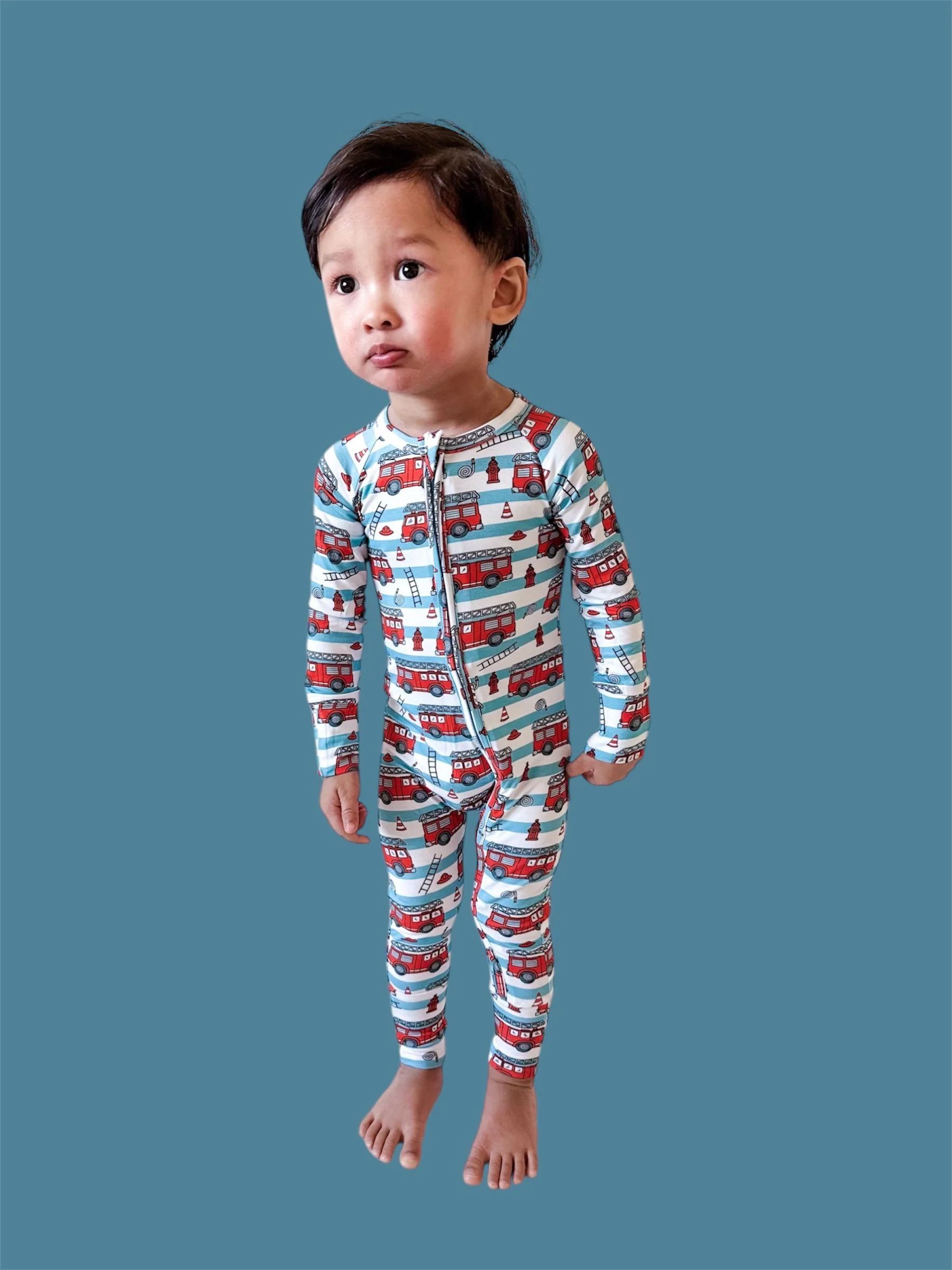 FIRETRUCK FRENZY DREAM ROMPER - Image 9