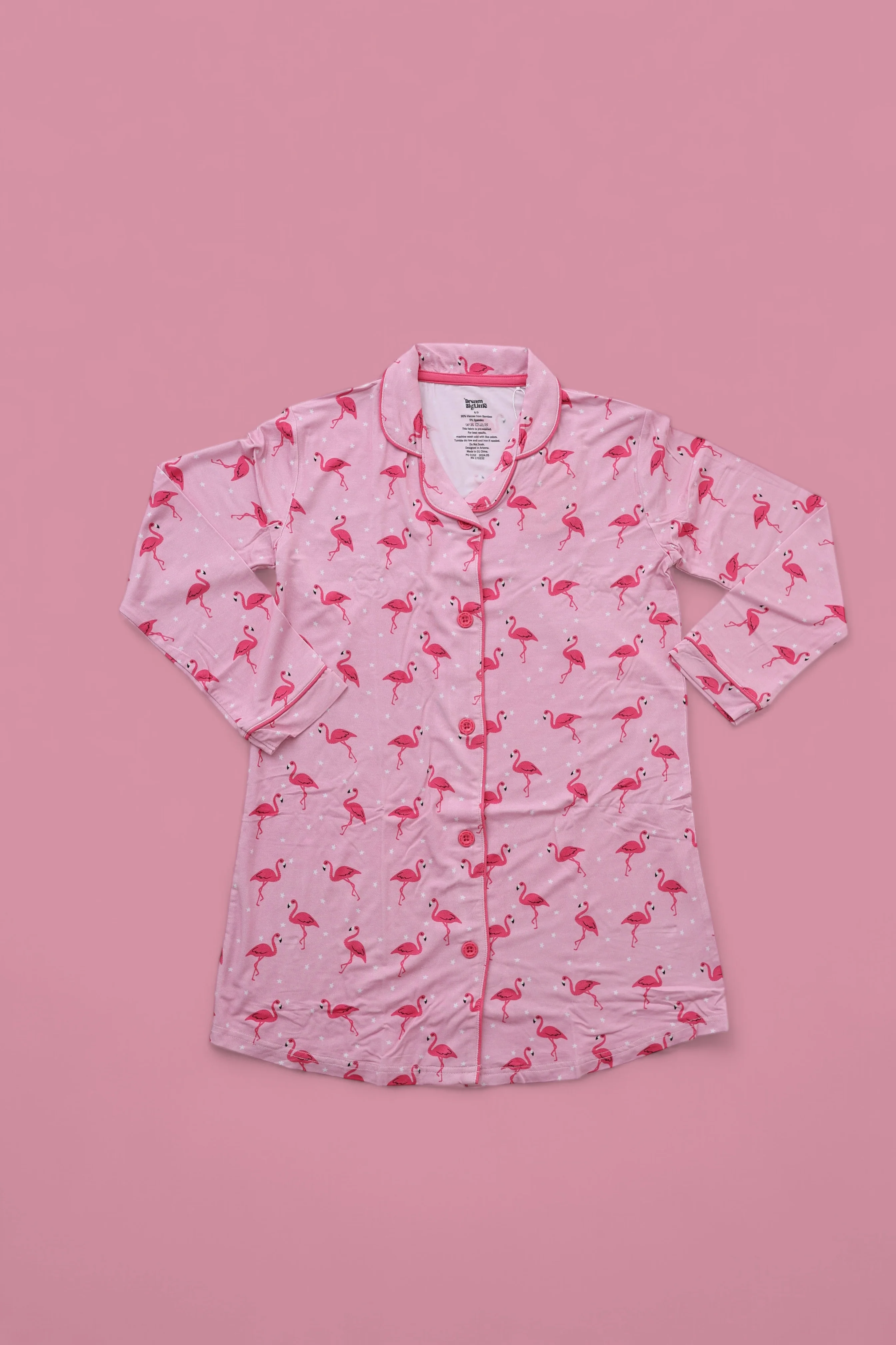 FLOCKING FLAMINGOS GIRL'S DREAM GOWN - Image 11
