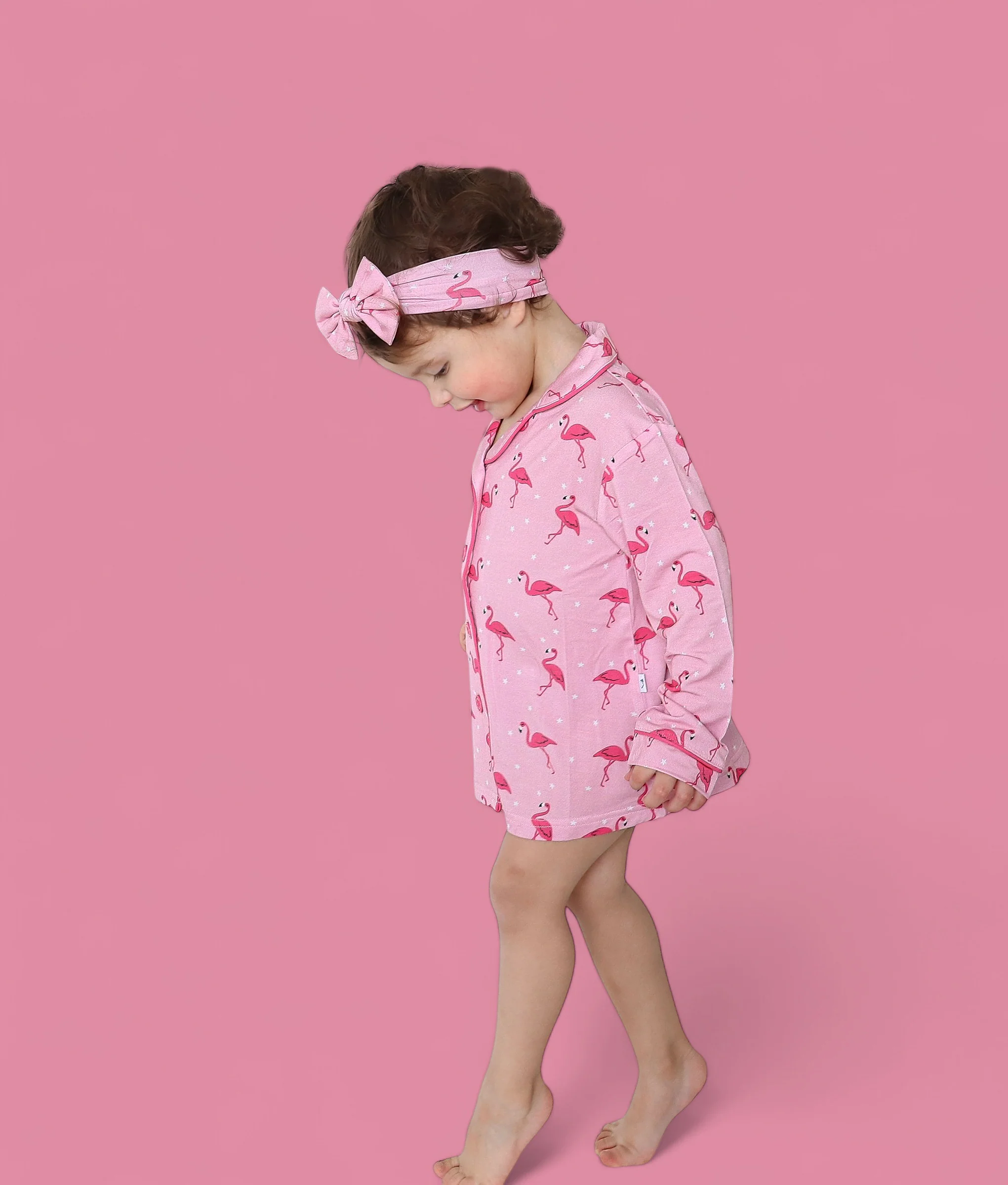FLOCKING FLAMINGOS GIRL'S DREAM GOWN - Image 13