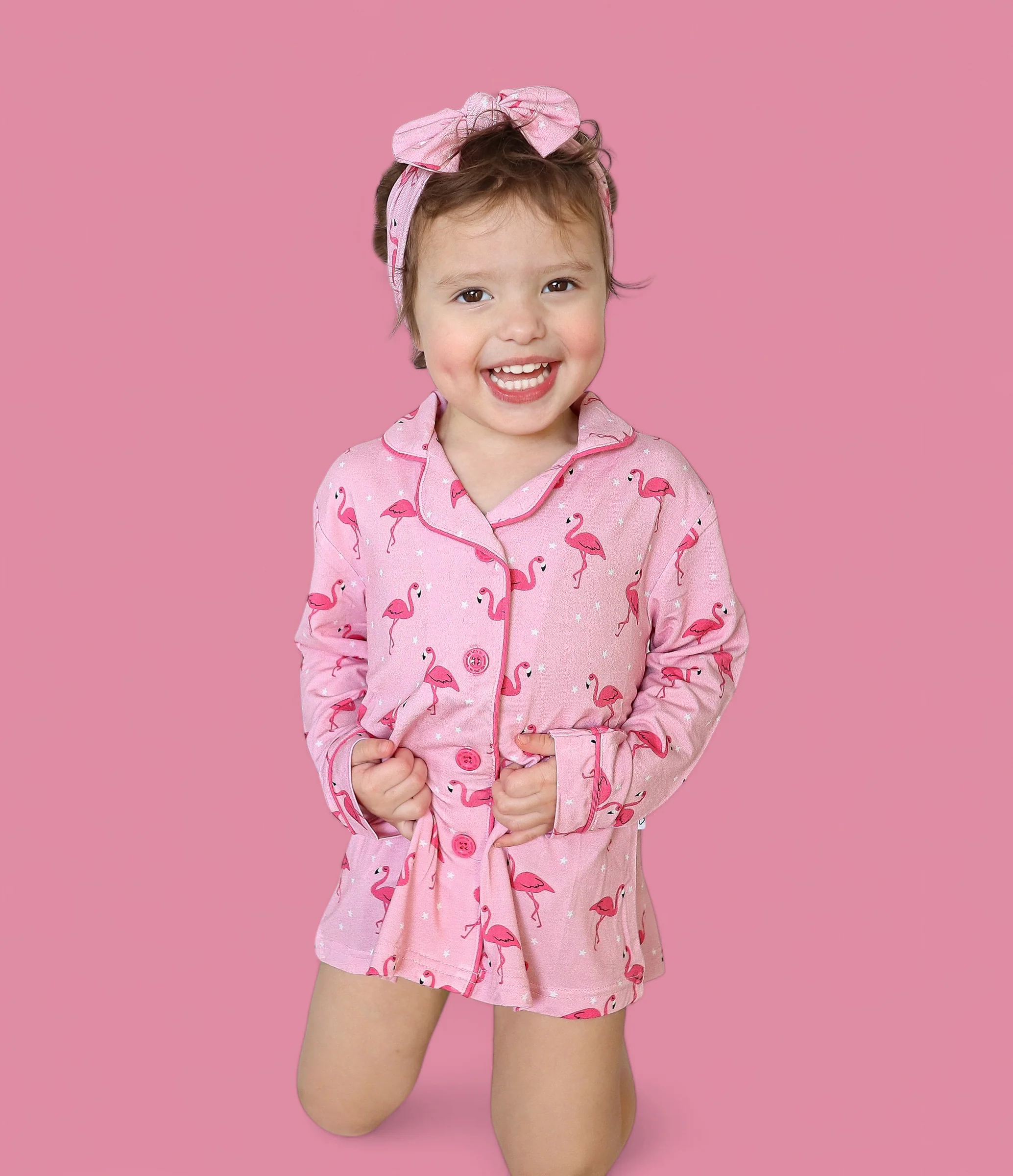 FLOCKING FLAMINGOS GIRL'S DREAM GOWN - Image 14