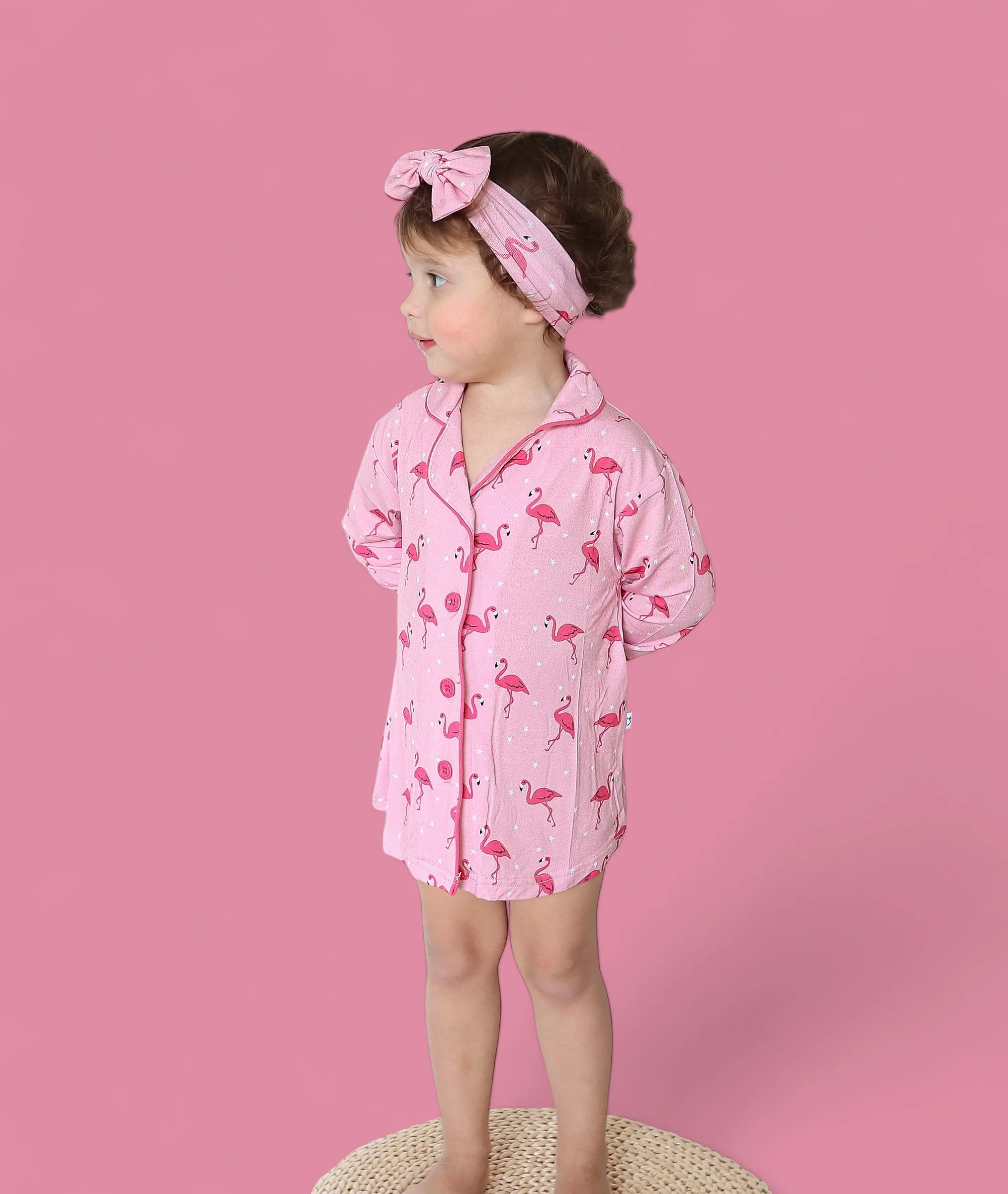 FLOCKING FLAMINGOS GIRL'S DREAM GOWN - Image 15