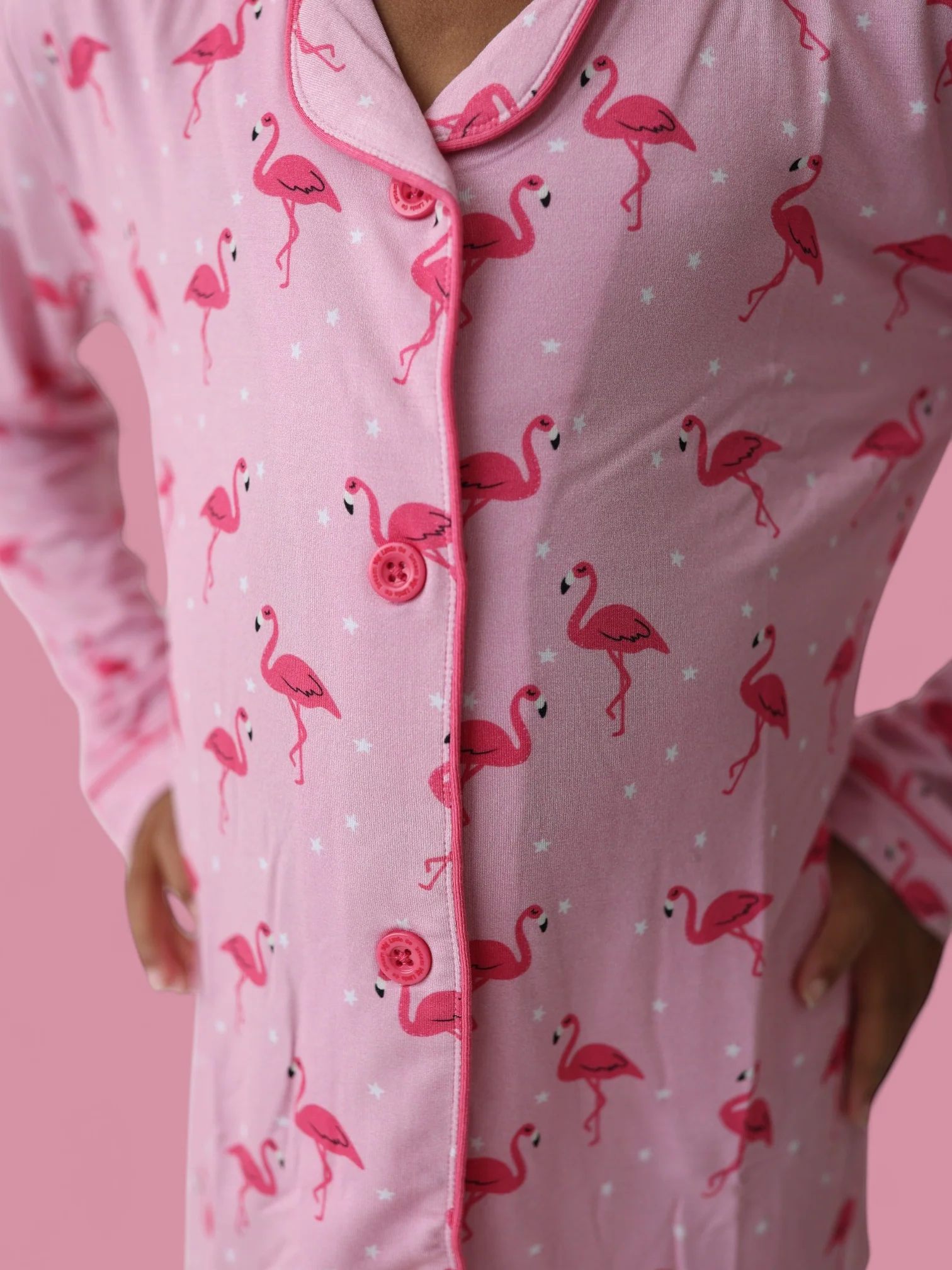 FLOCKING FLAMINGOS GIRL'S DREAM GOWN - Image 4