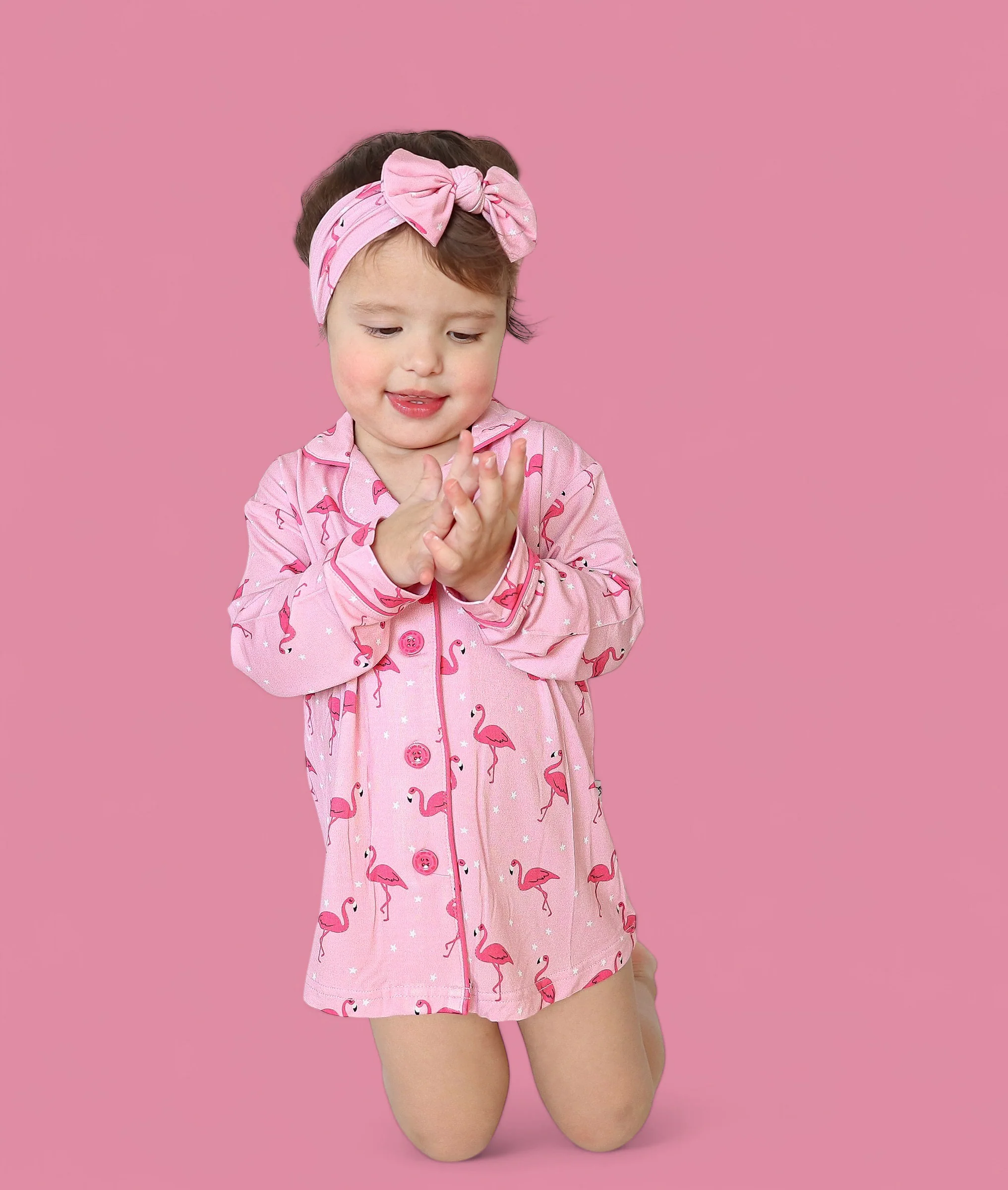 FLOCKING FLAMINGOS GIRL'S DREAM GOWN - Image 7