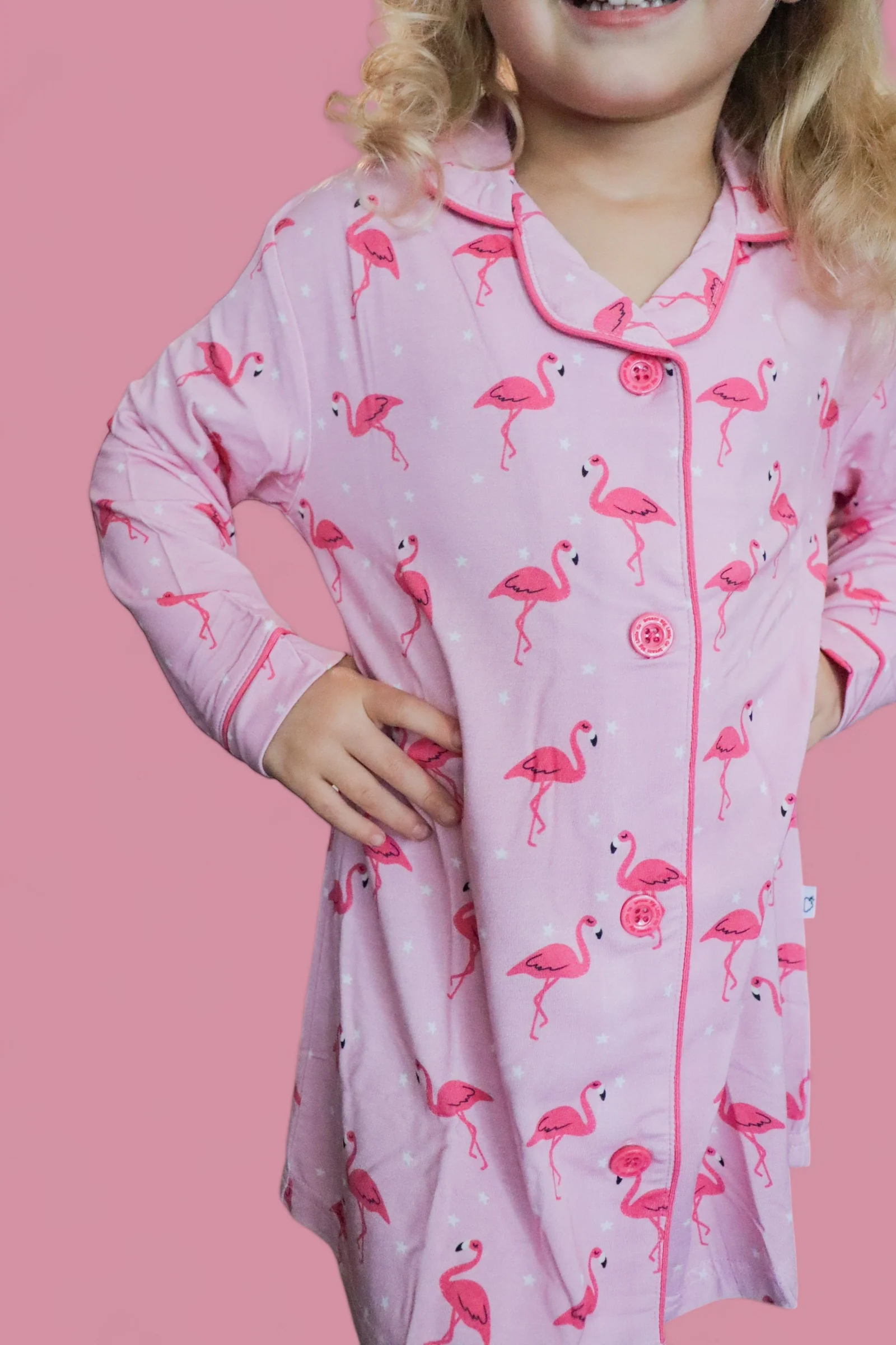 FLOCKING FLAMINGOS GIRL'S DREAM GOWN - Image 9
