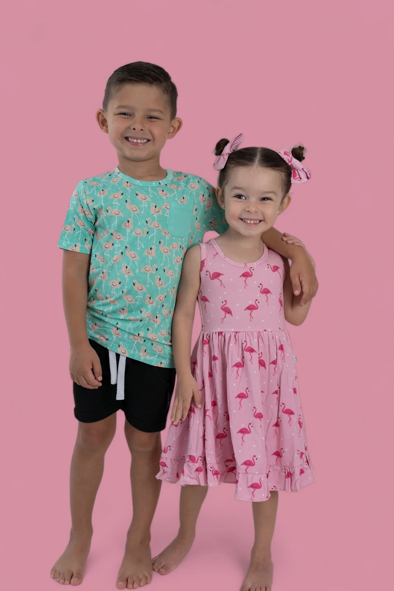 FLOCKING FLAMINGOS SLEEVELESS DREAM RUFFLE DRESS - Image 10