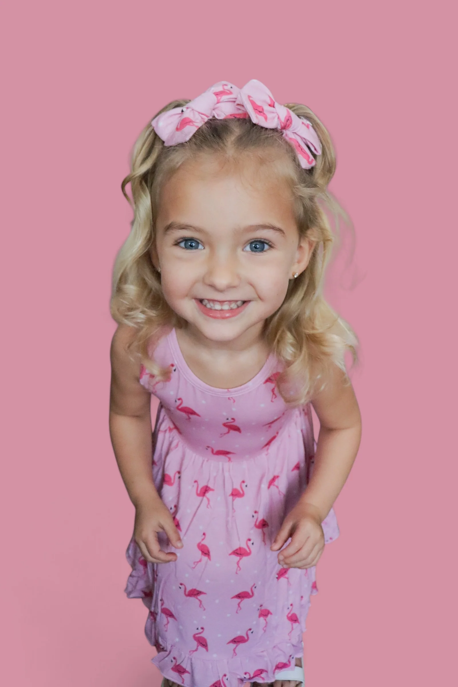 FLOCKING FLAMINGOS SLEEVELESS DREAM RUFFLE DRESS - Image 24