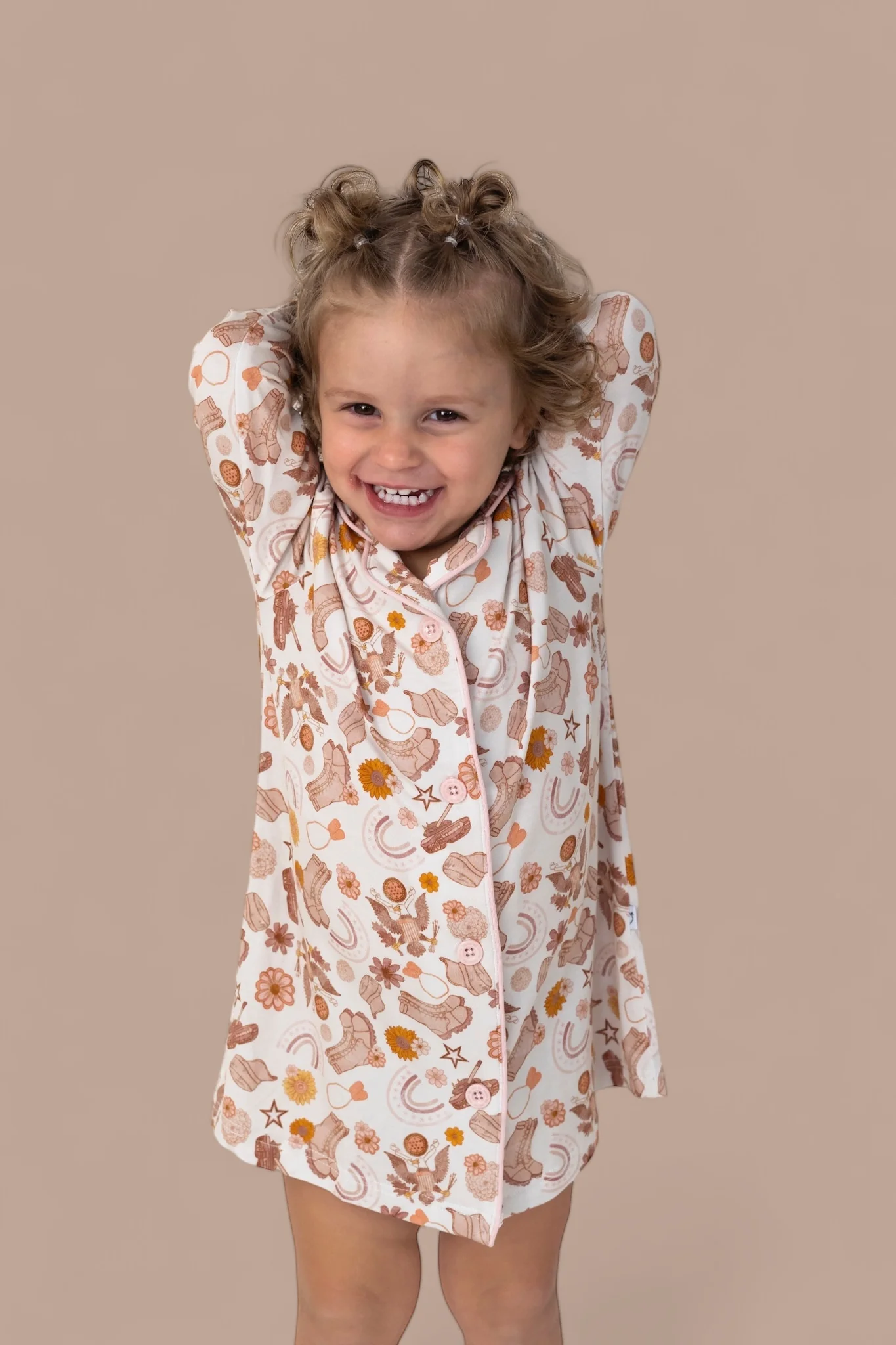 FLOWERS AND BOOTS GIRL'S DREAM GOWN - Image 10
