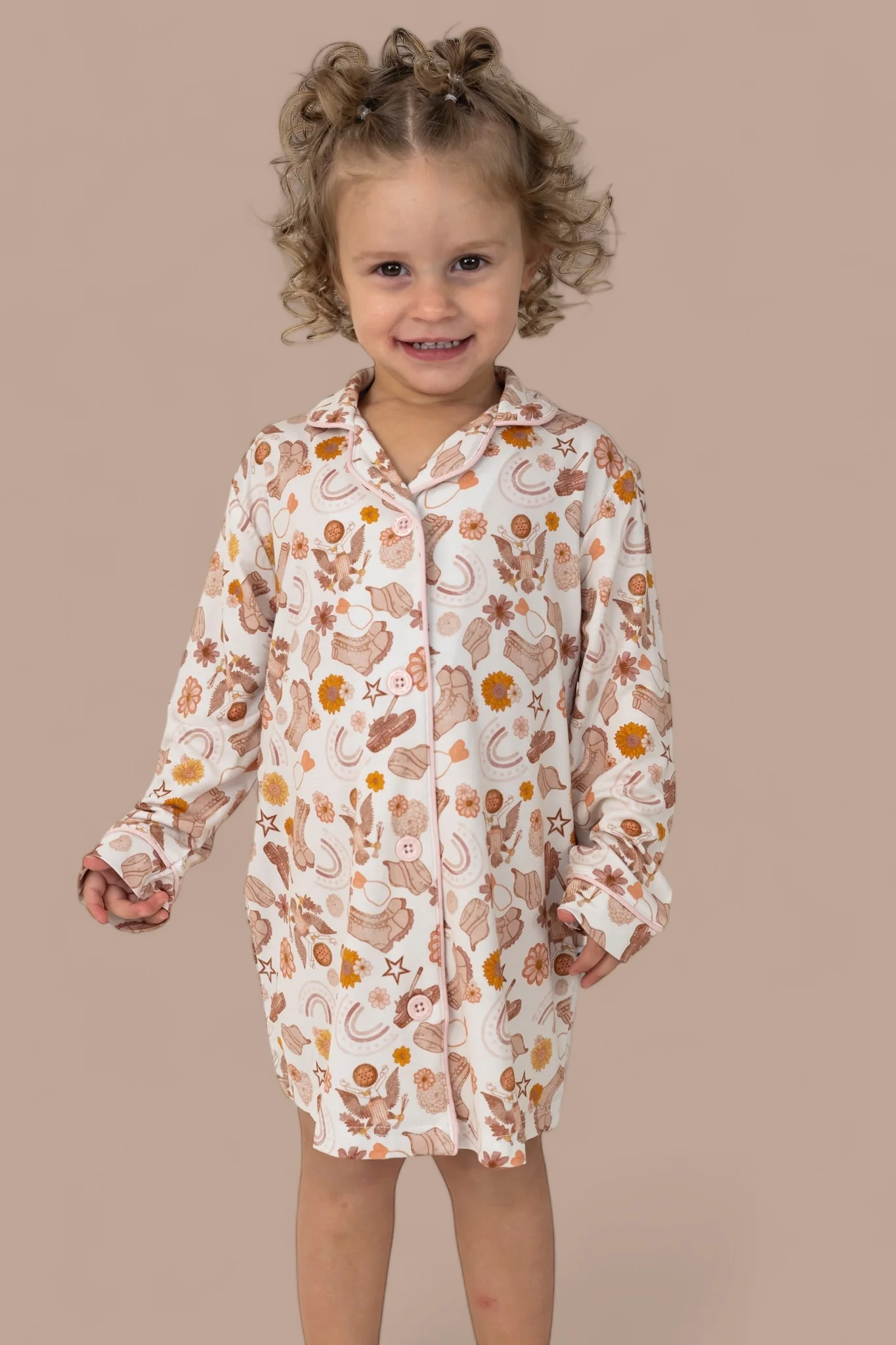 FLOWERS AND BOOTS GIRL'S DREAM GOWN - Image 11