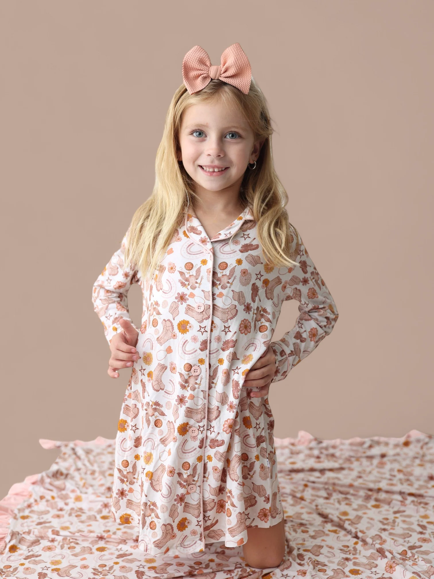 FLOWERS AND BOOTS GIRL'S DREAM GOWN - Image 14
